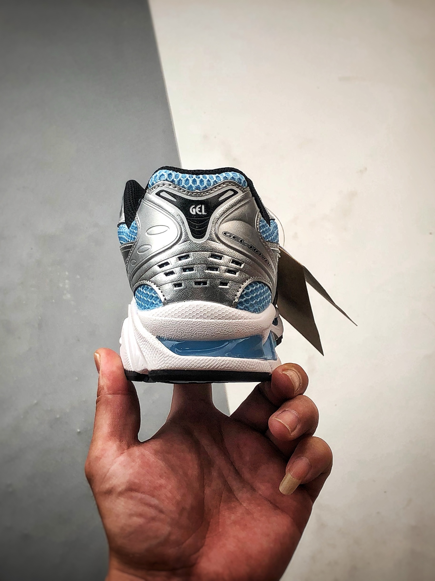 200 Asics Gel-Kayano 14 蓝银色 亚瑟士14代 纳米纤维气垫百搭休闲运动慢跑鞋 1203A537-400