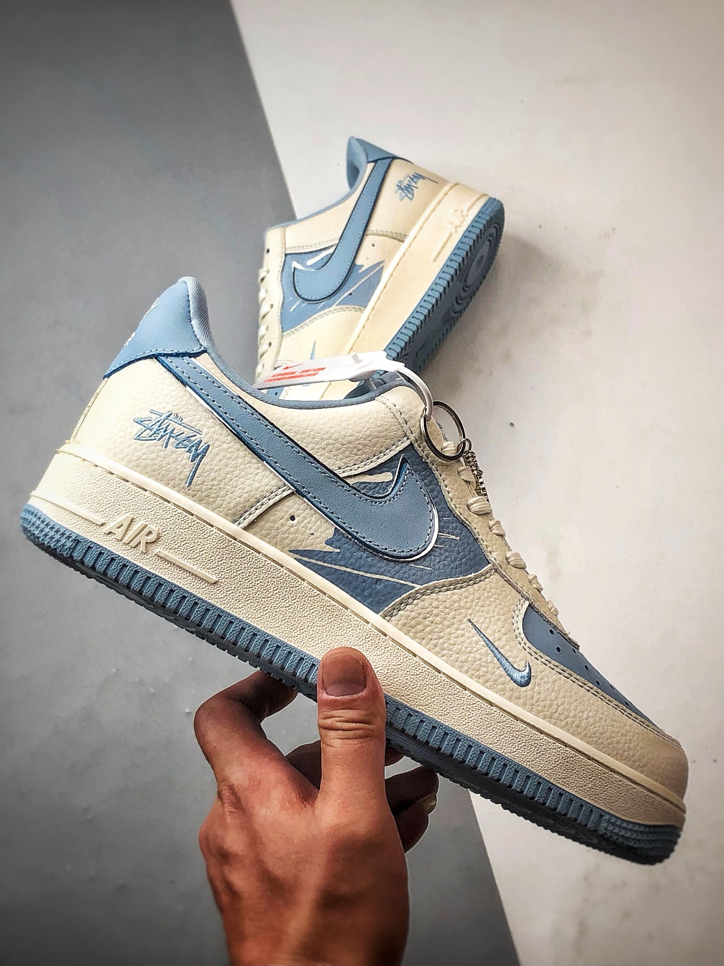 280 Stussy x Air Force 1 Low 米白蓝 KK1988-090-Chinese UA Cheap High Quatity Brand Clothes Bags handbags Sneakers wholesale wholesaler seller from China Factory suppliers Fashion Clothing Shoes best Quality Beautiful Price 280 Stussy x Air Force 1 Low 米白蓝 KK1988-090