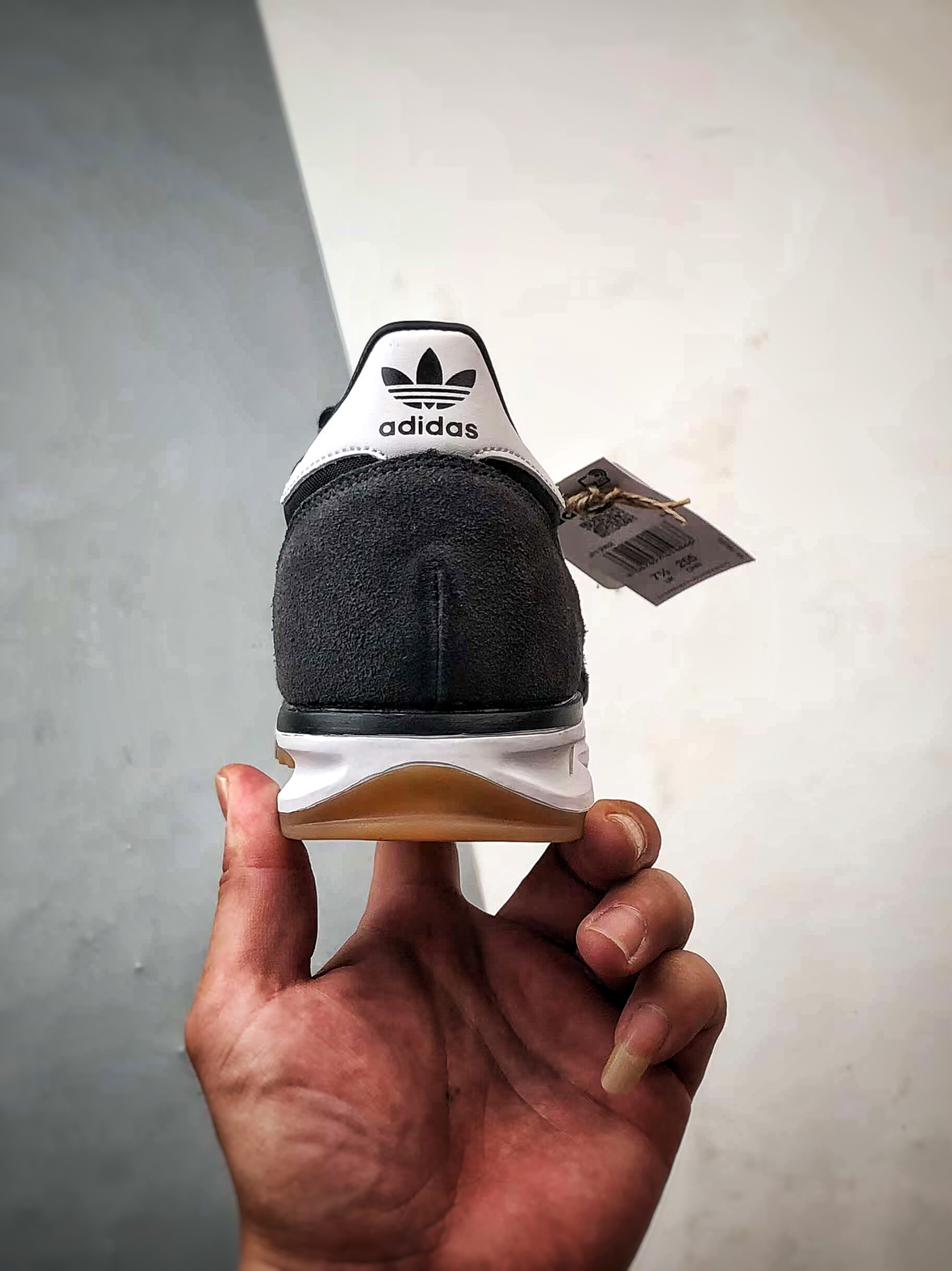 AD Originals SL 72 RS 黑白 经典复古轻便休闲运动慢跑鞋 JI1282