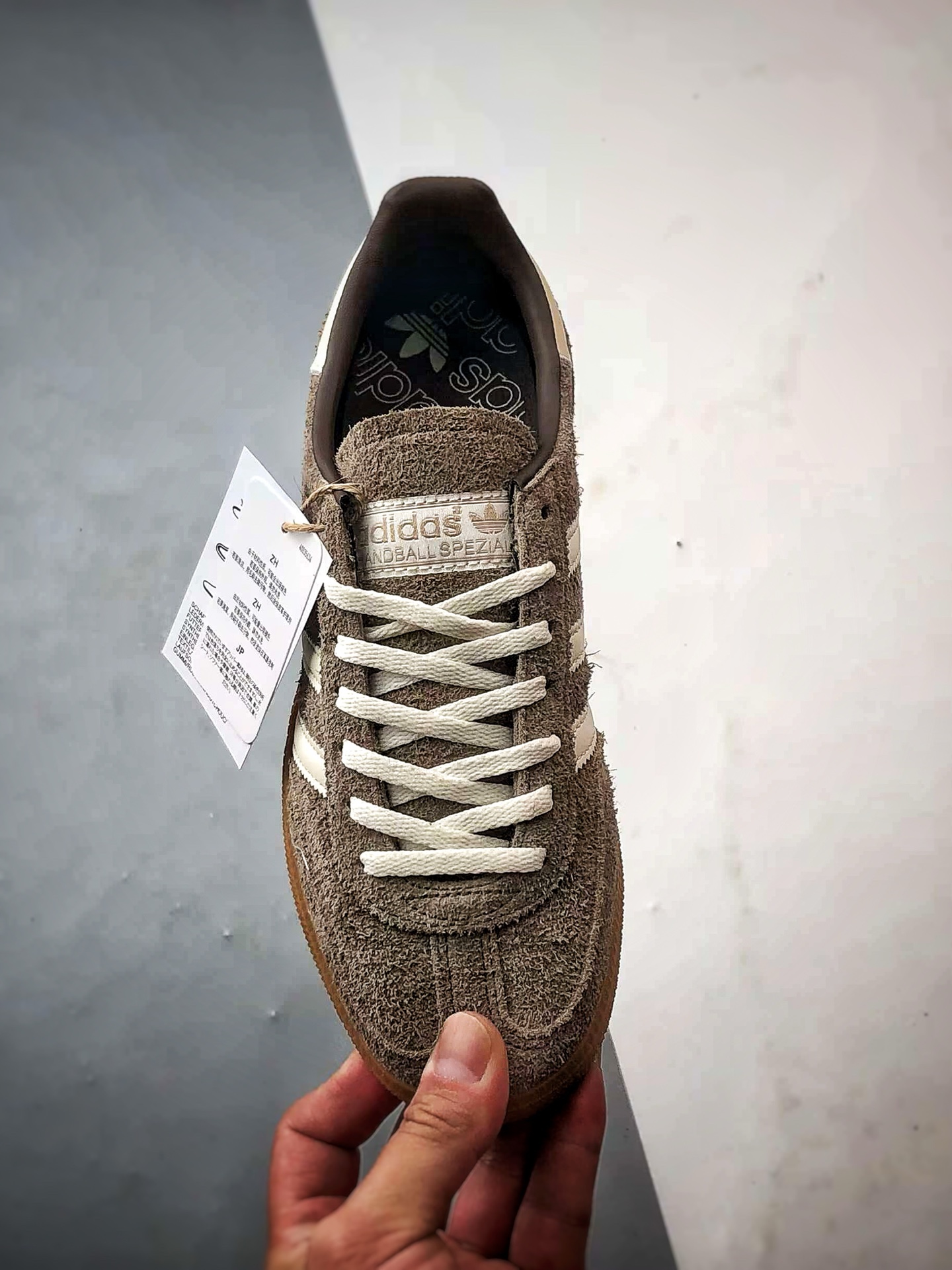 AD Originals Handball Spzl 褐色 三叶草复古休闲运动板鞋 IF6490
