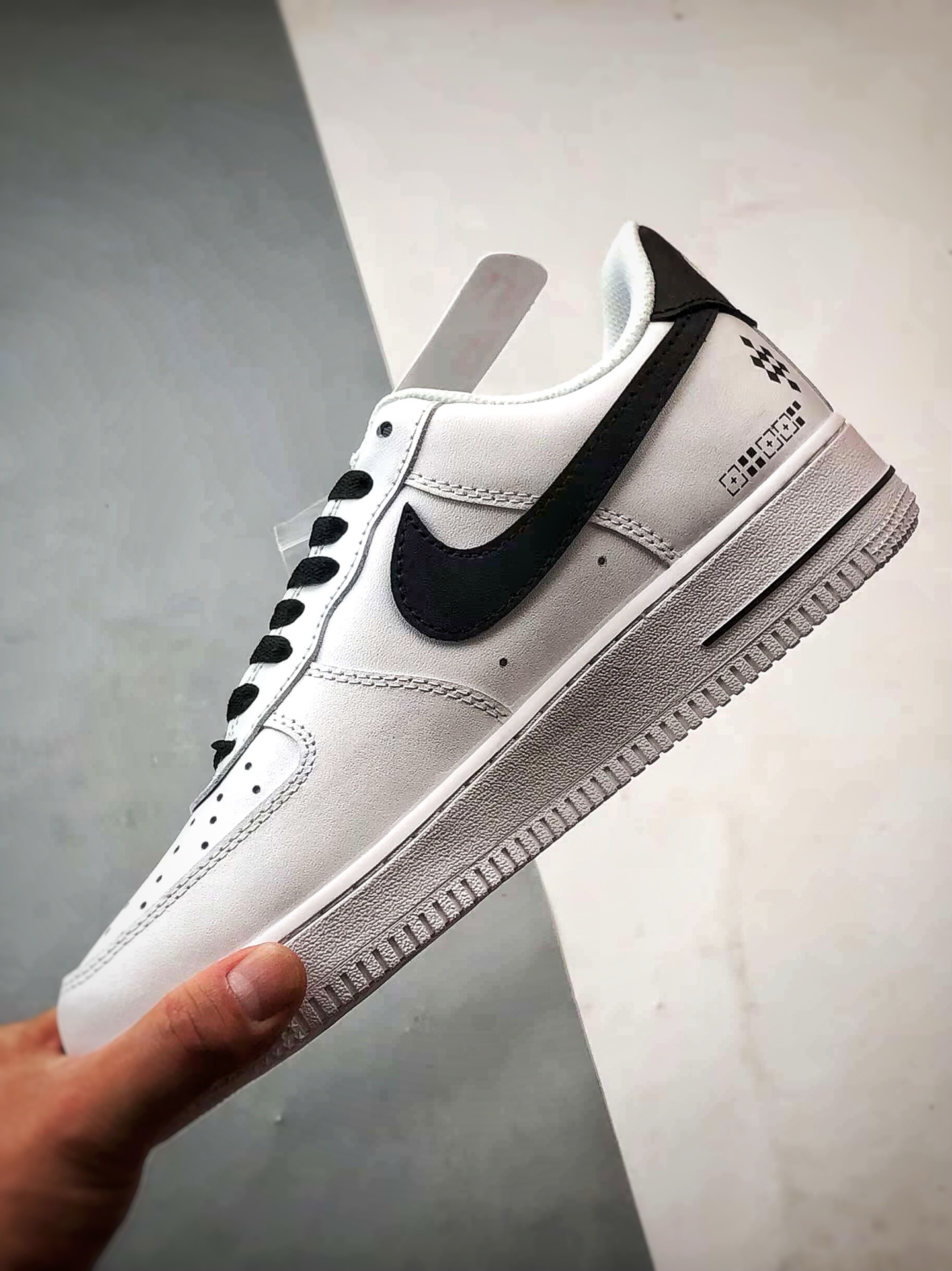 定制球鞋 Air Force 1 Low 印花集 黑白手绘 经典休闲运动板鞋 CW2288-030