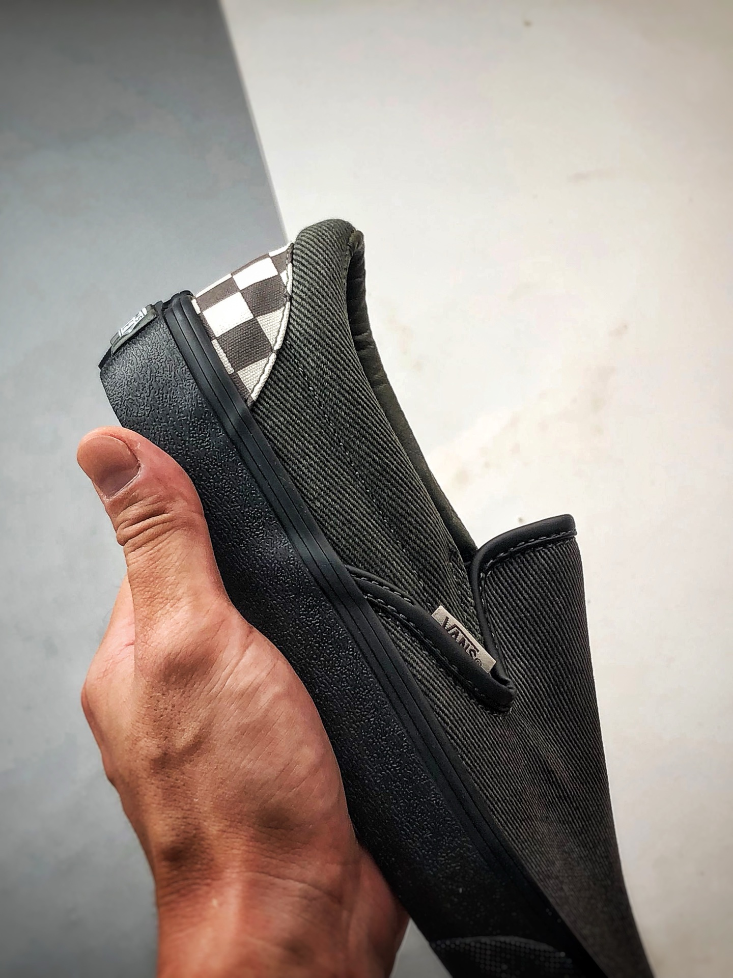 160 Vainl Archive x Vans Slip-On 黑色 联名款牛仔一脚蹬休闲低帮板鞋 VN000BVZRUX1-Chinese UA Cheap High Quatity Brand Clothes Bags handbags Sneakers wholesale wholesaler seller from China Factory suppliers Fashion Clothing Shoes best Quality Beautiful Price 160 Vainl Archive x Vans Slip-On 黑色 联名款牛仔一脚蹬休闲低帮板鞋 VN000BVZRUX1