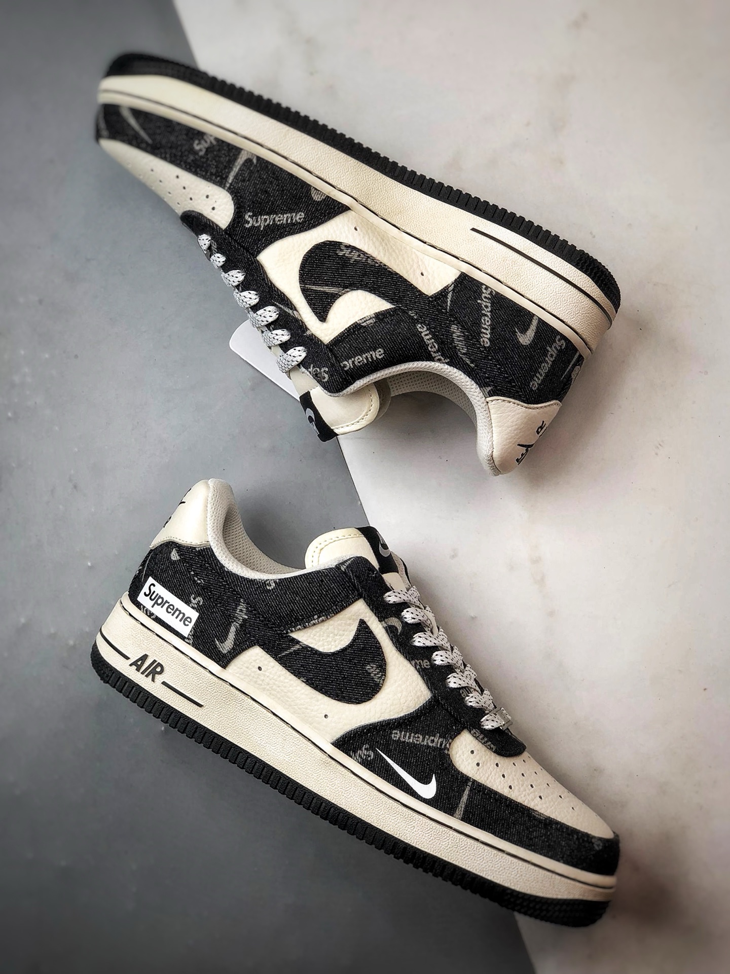 Sup x Air Force 1 Low 白黑牛仔 LW9279-010-莆田鞋,莆田鞋货源,高仿鞋,高仿鞋货源,安福档口,莆田高仿鞋,莆田鞋批发,高仿鞋批发,莆田高仿运动鞋,高仿运动鞋,莆田运动鞋 Sup x Air Force 1 Low 白黑牛仔 LW9279-010