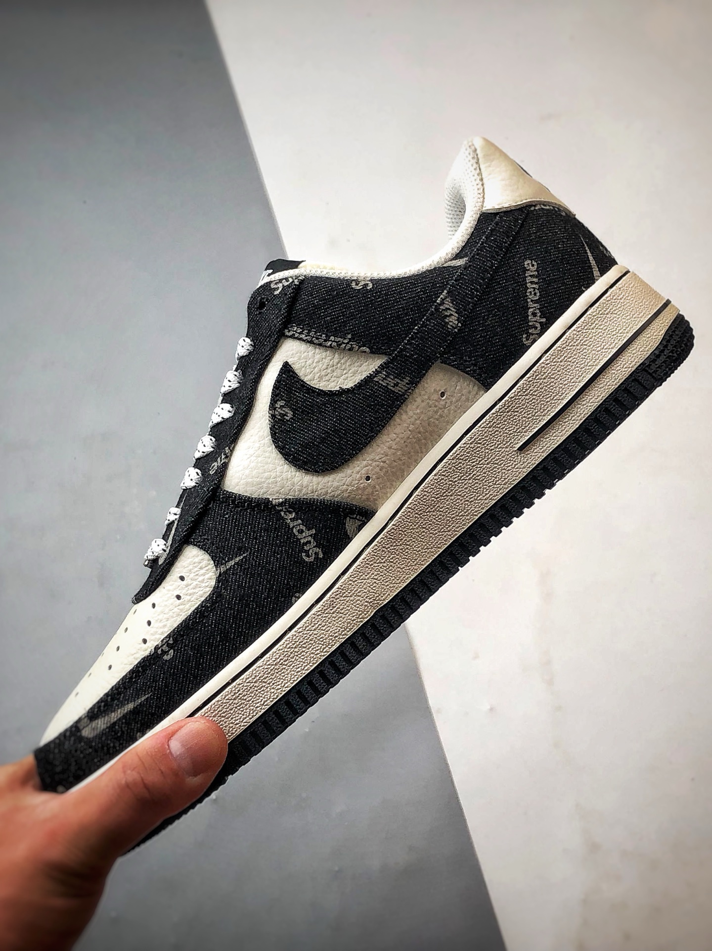 Sup x Air Force 1 Low 白黑牛仔 LW9279-010-莆田鞋,莆田鞋货源,高仿鞋,高仿鞋货源,安福档口,莆田高仿鞋,莆田鞋批发,高仿鞋批发,莆田高仿运动鞋,高仿运动鞋,莆田运动鞋 Sup x Air Force 1 Low 白黑牛仔 LW9279-010