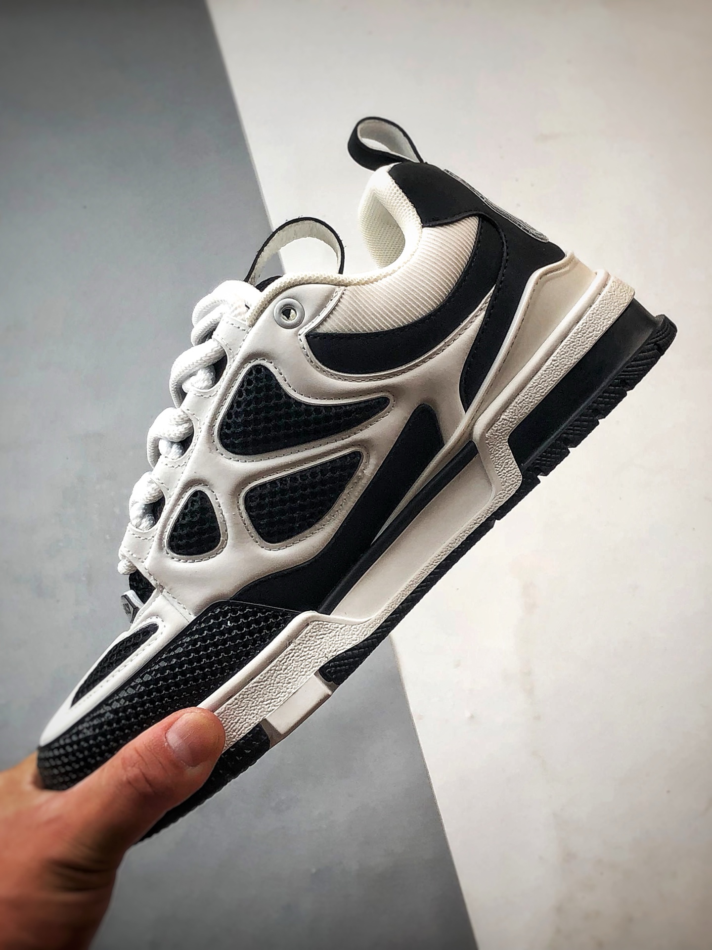 驴牌 Skate系列板鞋 黑白 时尚潮流休闲运动板鞋