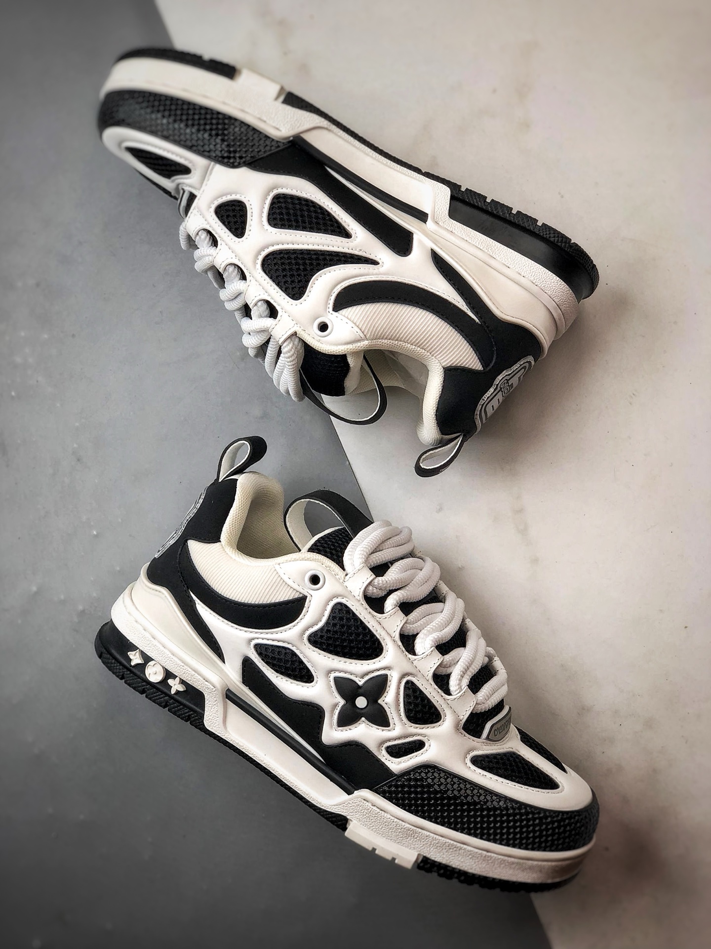 驴牌 Skate系列板鞋 黑白 时尚潮流休闲运动板鞋