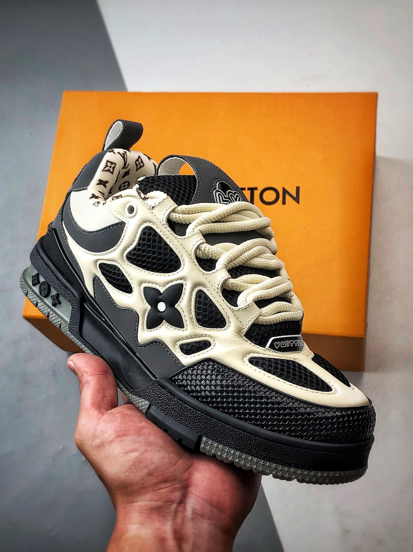 驴牌 Skate系列板鞋 灰白 时尚潮流休闲运动板鞋