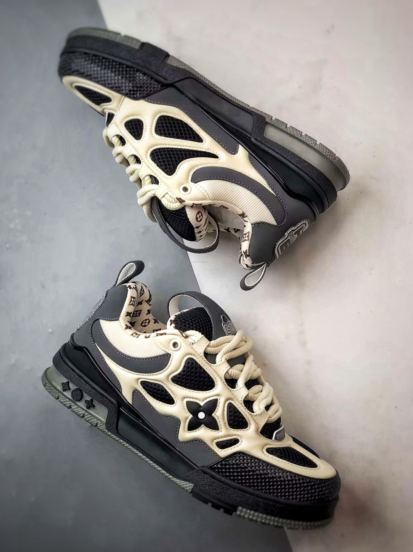 驴牌 Skate系列板鞋 灰白 时尚潮流休闲运动板鞋