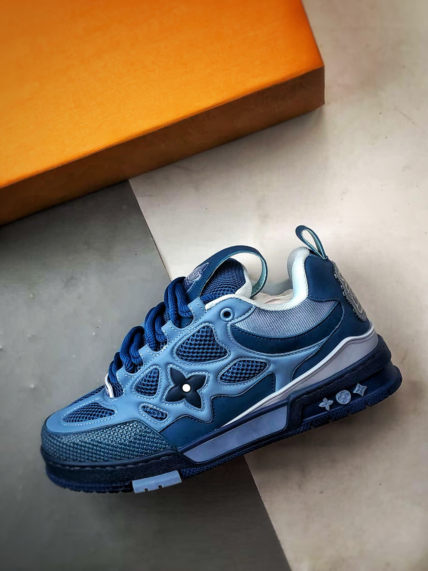 驴牌 Skate系列板鞋 蓝色 时尚潮流休闲运动板鞋