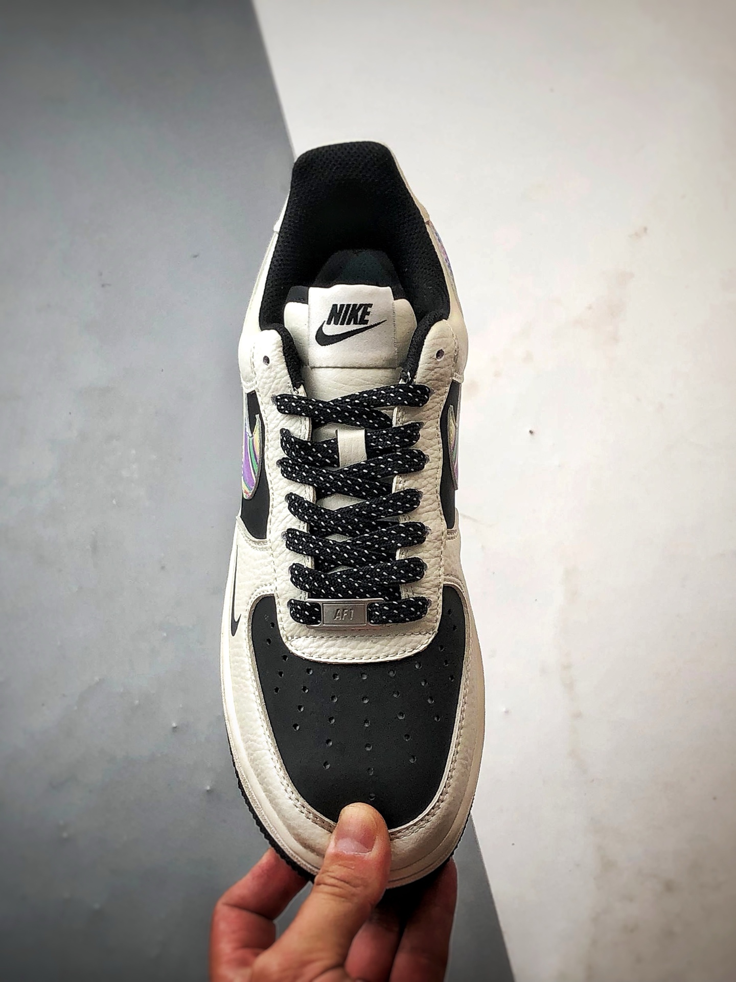 Fx Air Force 1 Low 白黑彩钩 LW9279-011-莆田鞋,莆田鞋货源,高仿鞋,高仿鞋货源,安福档口,莆田高仿鞋,莆田鞋批发,高仿鞋批发,莆田高仿运动鞋,高仿运动鞋,莆田运动鞋 Fx Air Force 1 Low 白黑彩钩 LW9279-011