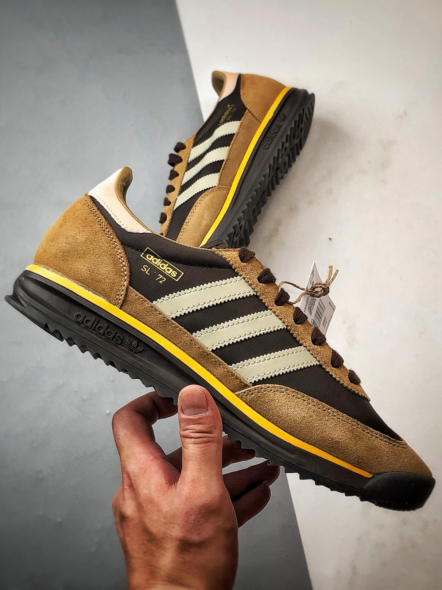 200 AD Originals SL 72 RS 板栗粽 经典复古轻便休闲运动慢跑鞋 IG4645