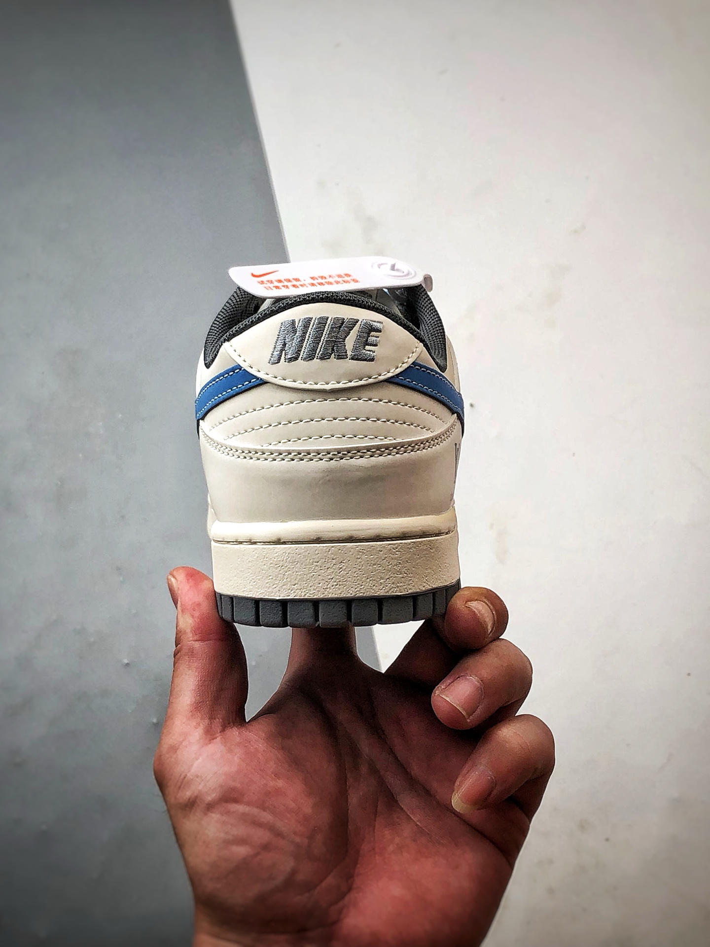 290 NK Dunk Low Retro ”DIY高端定制” LV反光米灰蓝钩 低帮休闲运动板鞋 JP1648-006