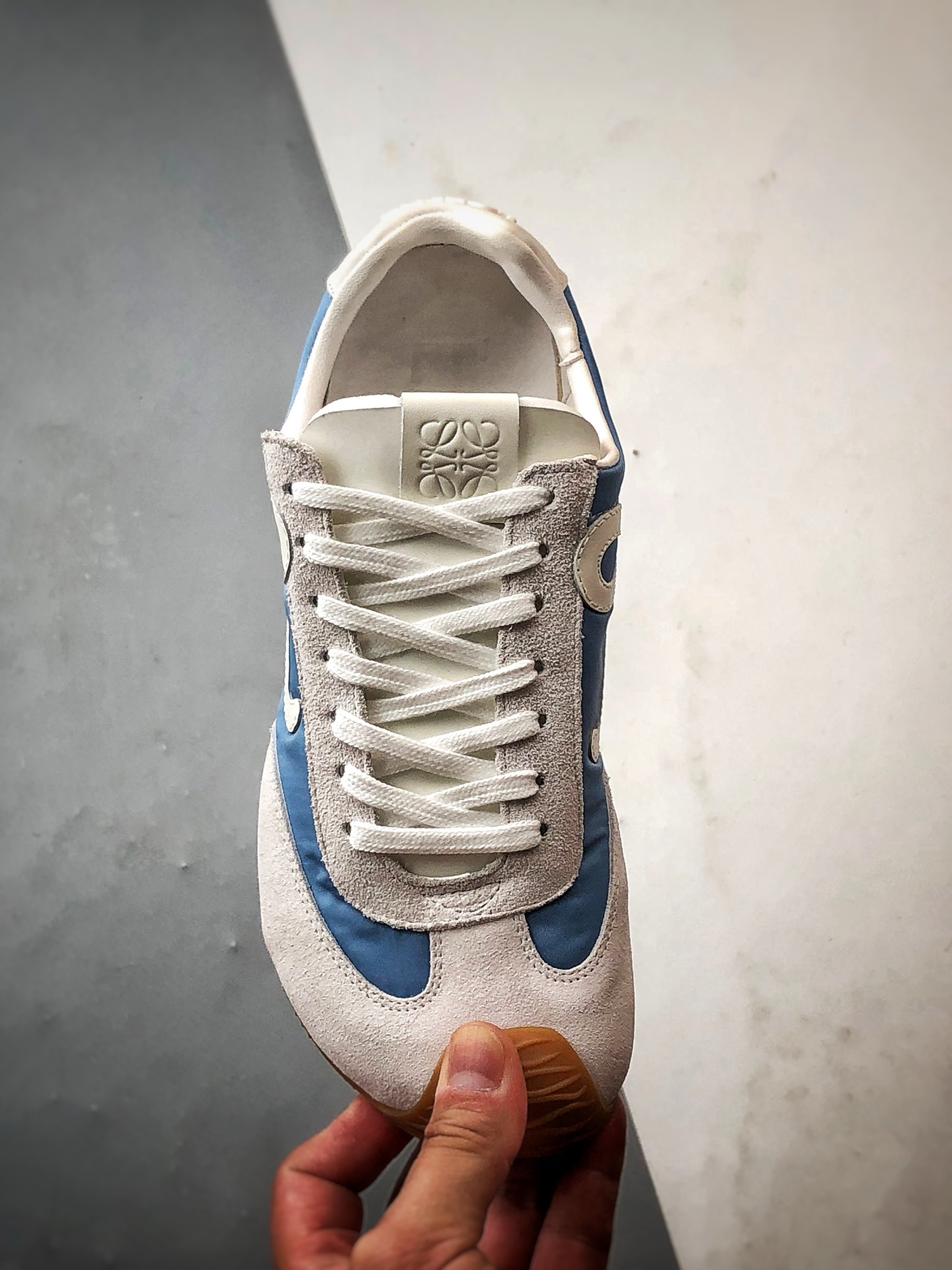 370 市售顶级 任意细节不惧对比 罗意威/Loewe 2025 | Ballet Runner 2.0 蓝色 早春新款爆款芭蕾舞鞋-Chinese UA Cheap High Quatity Brand Clothes Bags handbags Sneakers wholesale wholesaler seller from China Factory suppliers Fashion Clothing Shoes best Quality Beautiful Price 370 市售顶级 任意细节不惧对比 罗意威/Loewe 2025 | Ballet Runner 2.0 蓝色 早春新款爆款芭蕾舞鞋