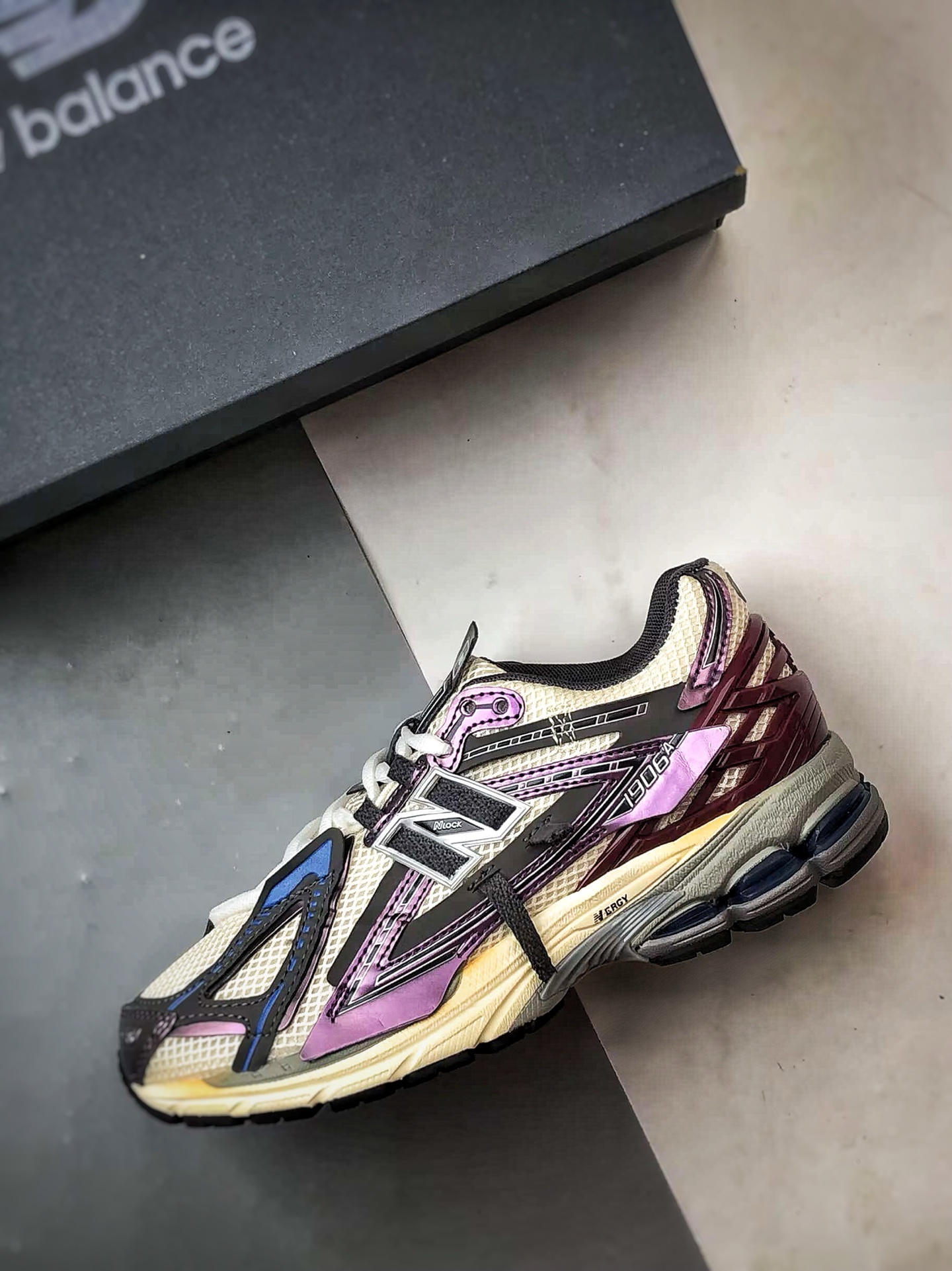 220 New Balance 1906A 解构灰紫 复古潮流休闲运动慢跑鞋 M1906ANB