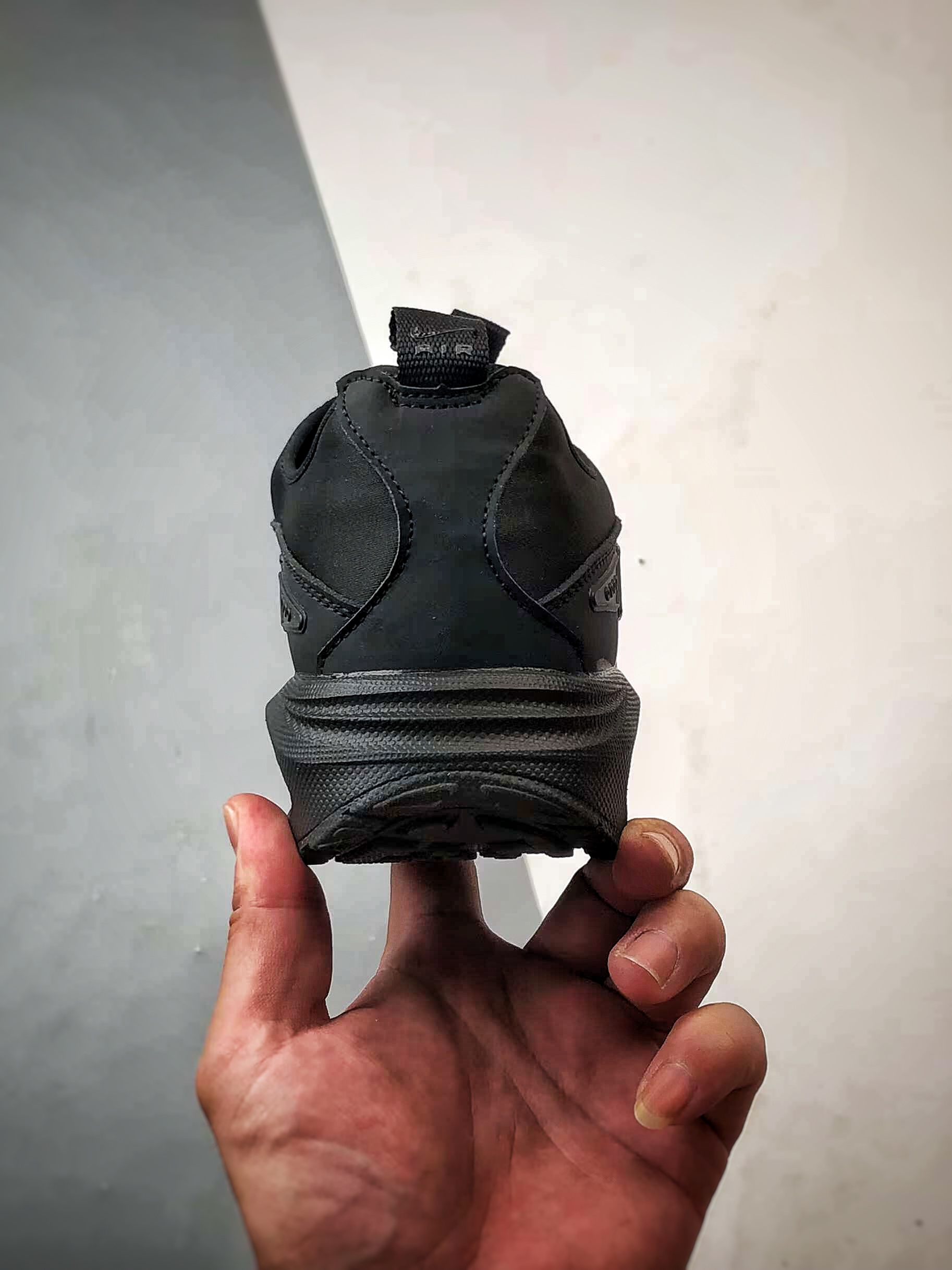 200 NK Air Max Sunder 黑色 解构机能风全掌气垫休闲跑步鞋