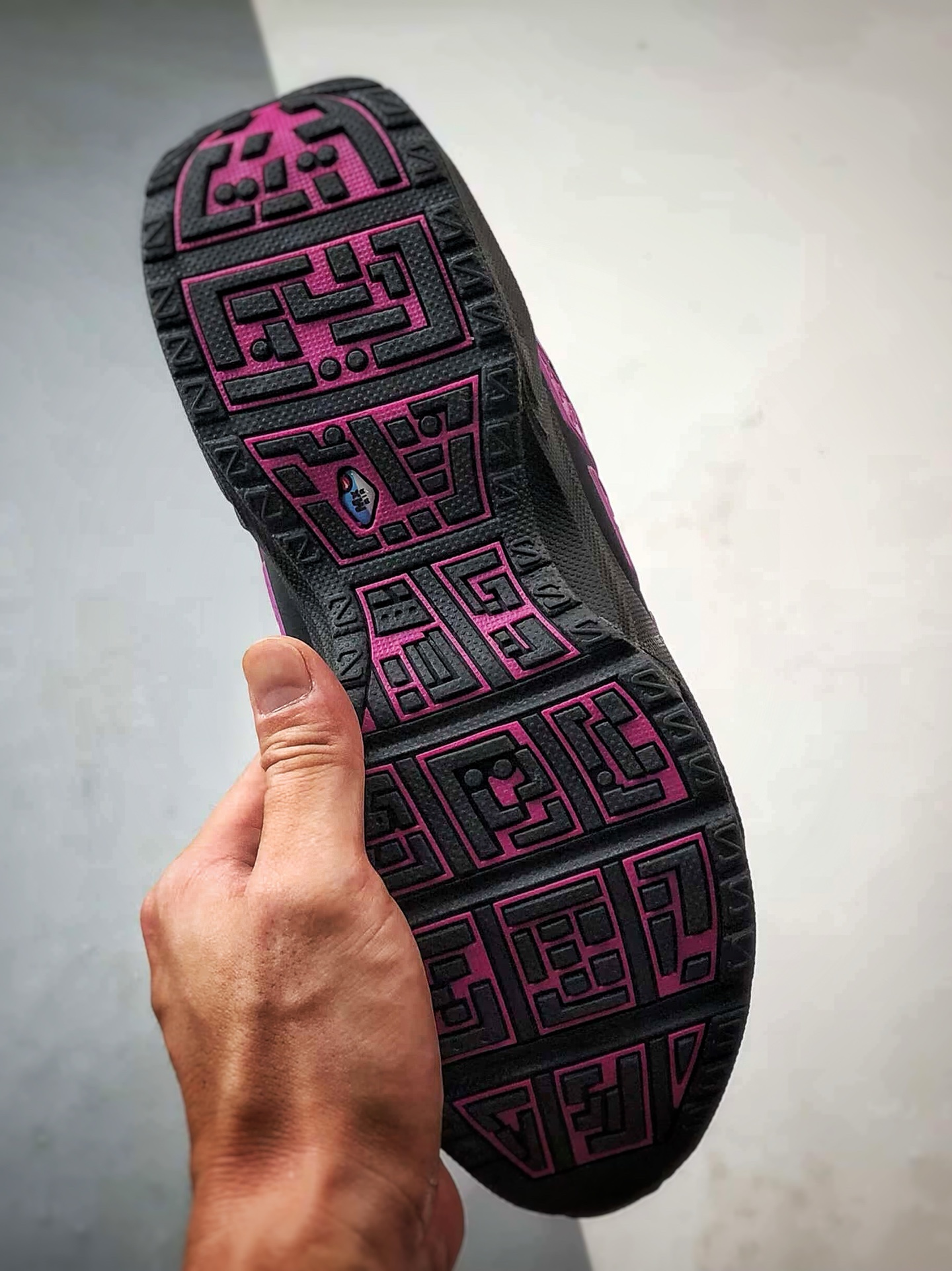 200 NK Air Max Sunder 黑紫 解构机能风全掌气垫休闲跑步鞋