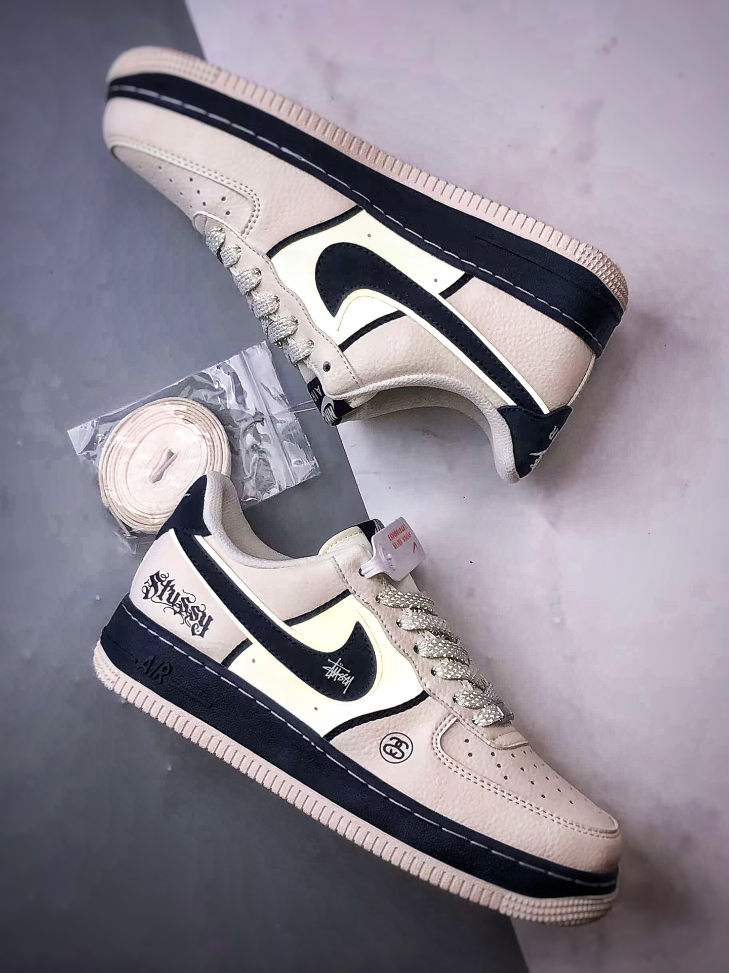 280 Stussy x Air Force 1 Low 米白深蓝 QW5836-009-Chinese UA Cheap High Quatity Brand Clothes Bags handbags Sneakers wholesale wholesaler seller from China Factory suppliers Fashion Clothing Shoes best Quality Beautiful Price 280 Stussy x Air Force 1 Low 米白深蓝 QW5836-009