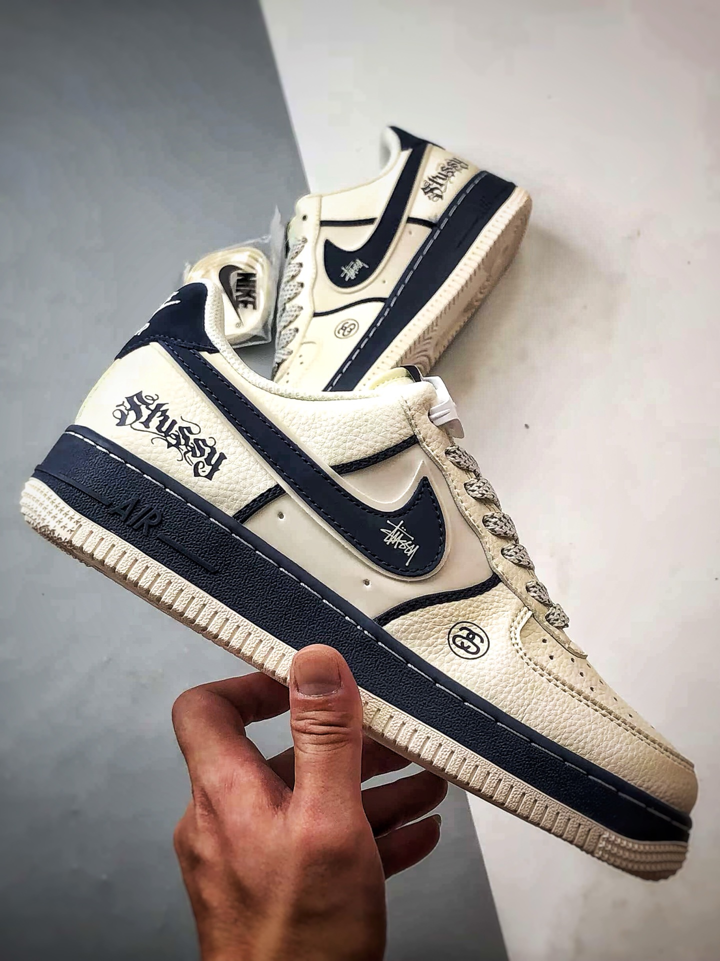 280 Stussy x Air Force 1 Low 米白深蓝 QW5836-009-Chinese UA Cheap High Quatity Brand Clothes Bags handbags Sneakers wholesale wholesaler seller from China Factory suppliers Fashion Clothing Shoes best Quality Beautiful Price 280 Stussy x Air Force 1 Low 米白深蓝 QW5836-009