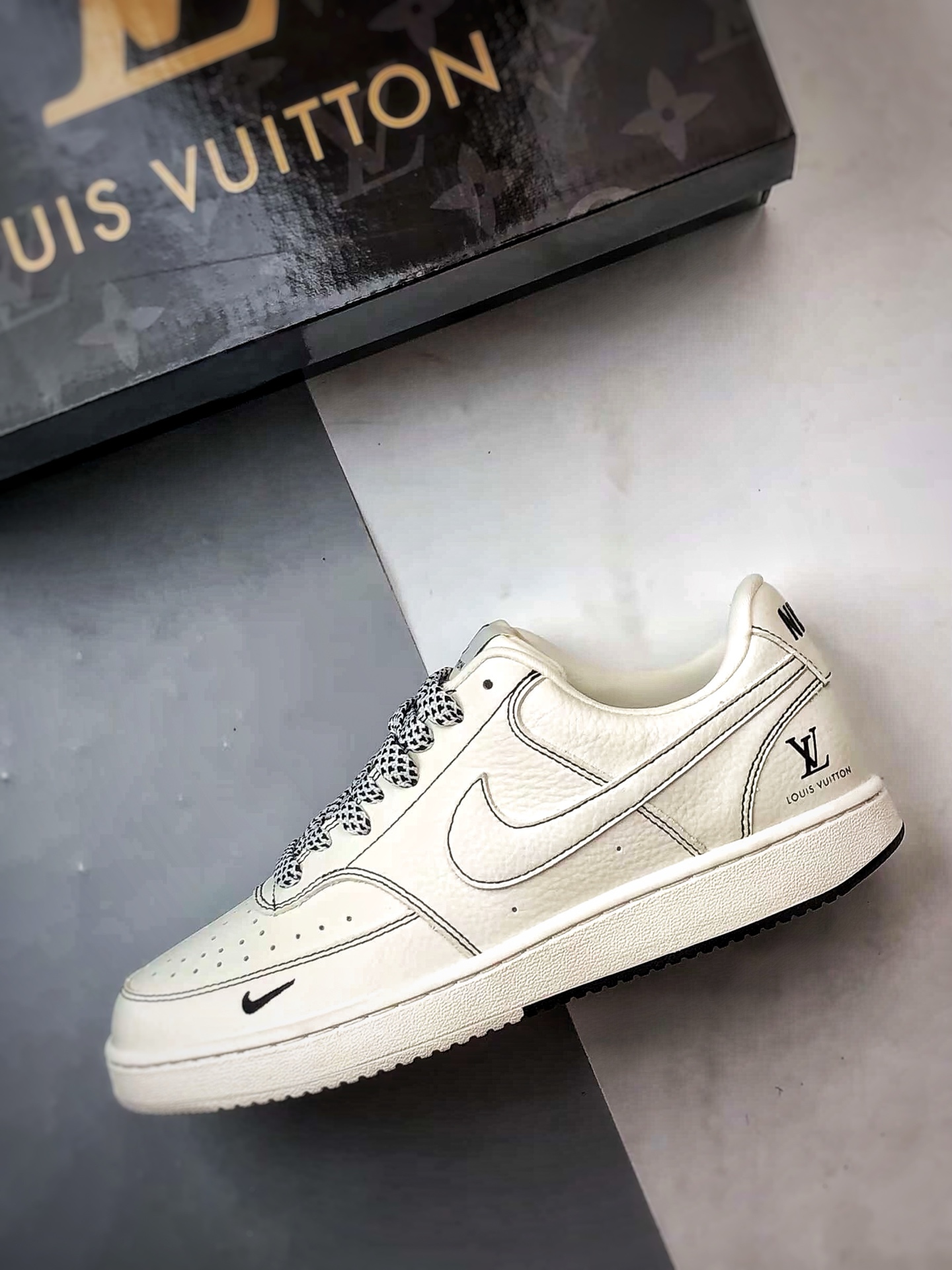 280 LV x Air Force 1 Low 米白黑线 CS5288-016