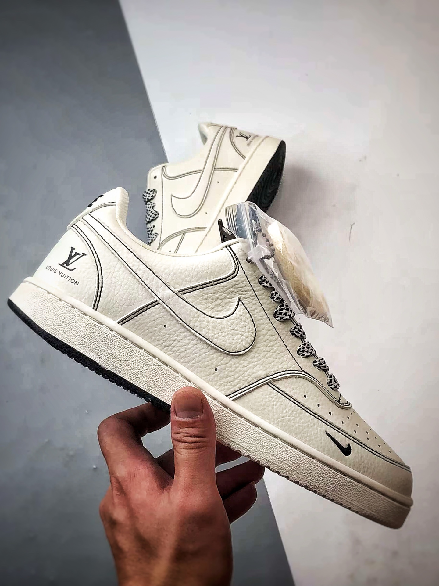 280 LV x Air Force 1 Low 米白黑线 CS5288-016