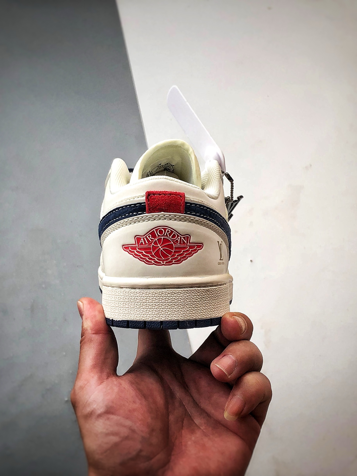 290 Air Jordan 1 Low OG ”高端定制” LV米白深蓝小金钩 XX3168-171