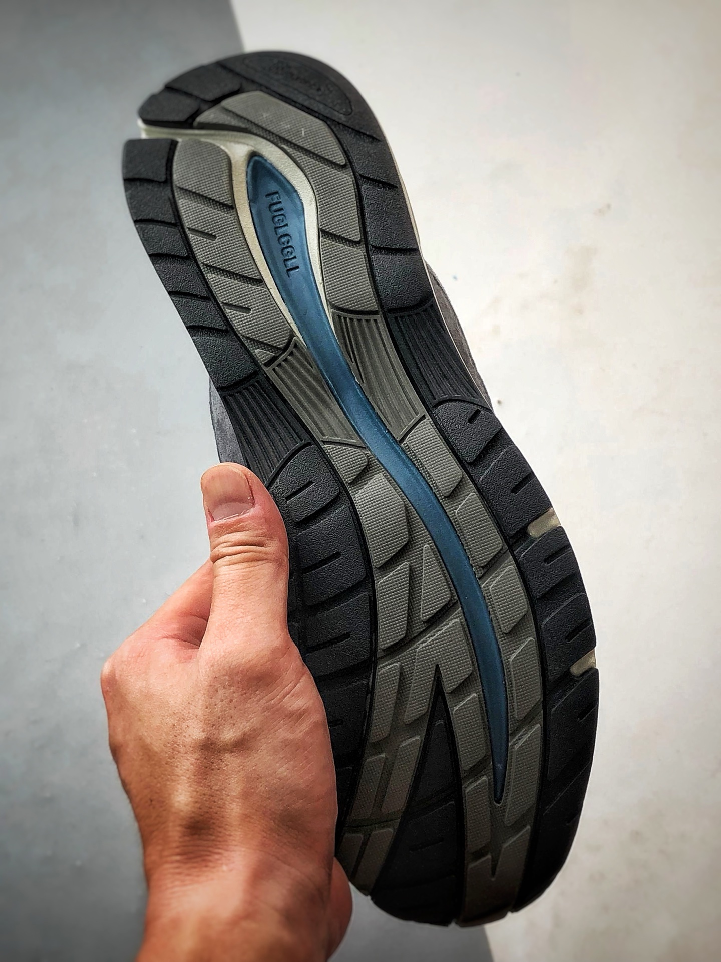 340 市售最强纯原版本 全码出货 KITH x New Balance 991v2 灰蓝色 经典复古百搭休闲运动跑步鞋 U991KH2