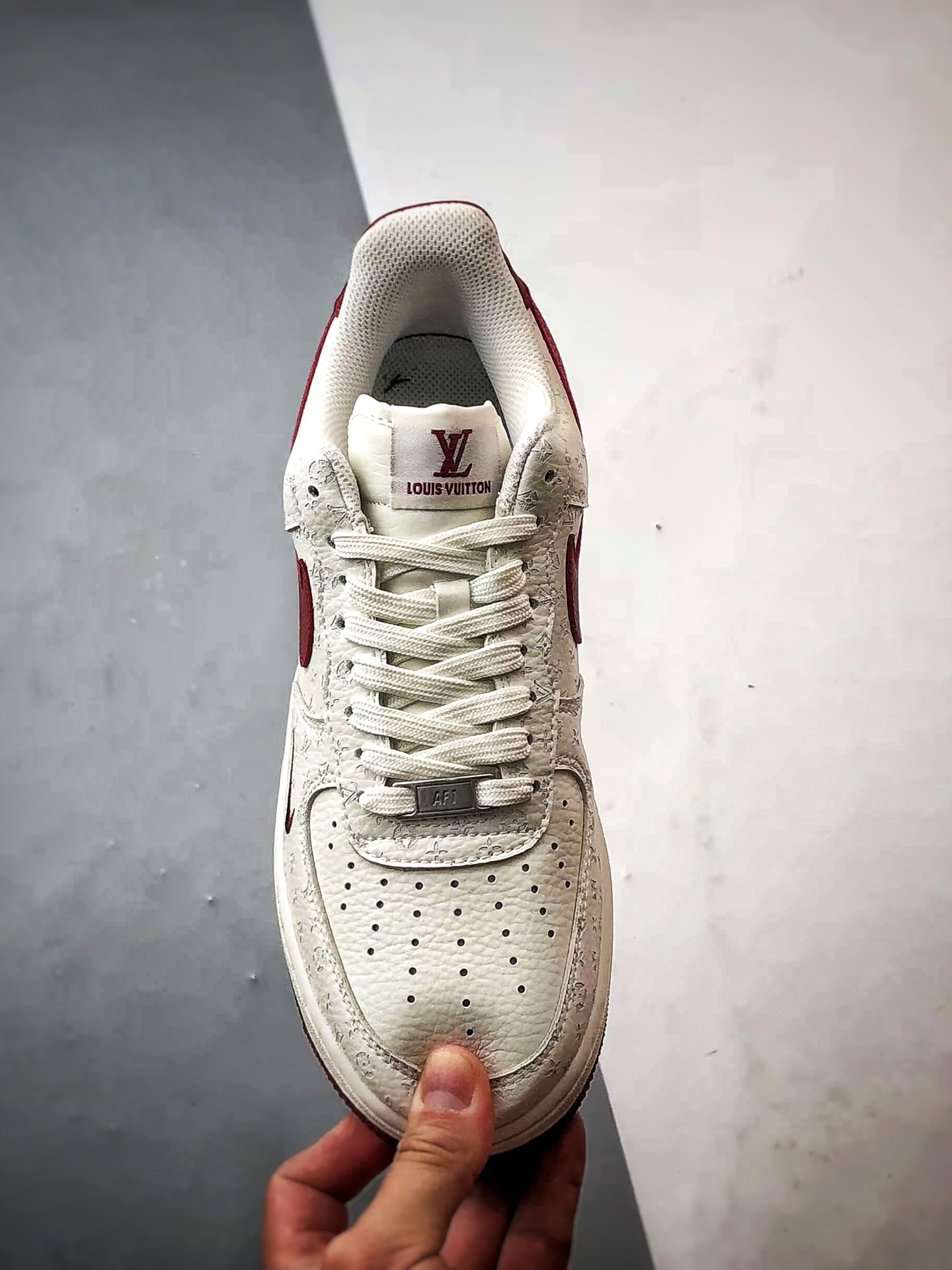 280 LV x Air Force 1 Low 老花白红 LW9279-015-Chinese UA Cheap High Quatity Brand Clothes Bags handbags Sneakers wholesale wholesaler seller from China Factory suppliers Fashion Clothing Shoes best Quality Beautiful Price 280 LV x Air Force 1 Low 老花白红 LW9279-015