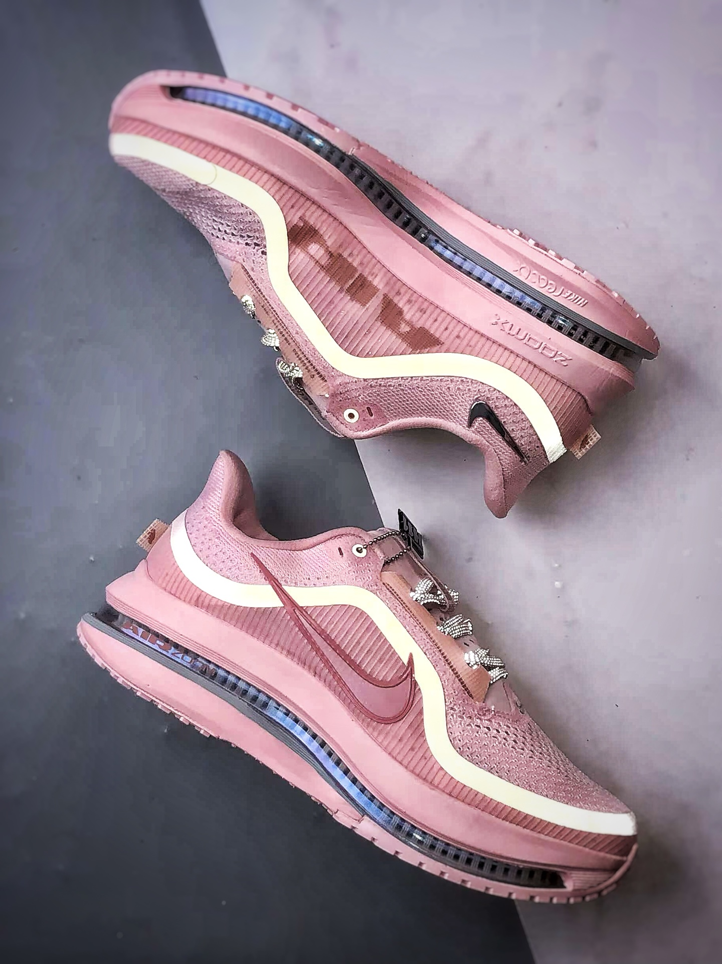 280 市售最强版本 欢迎对比 NK Pegasus Premium系列 粉色 全掌气垫纤维气柱网面跑步鞋 HQ2593-601