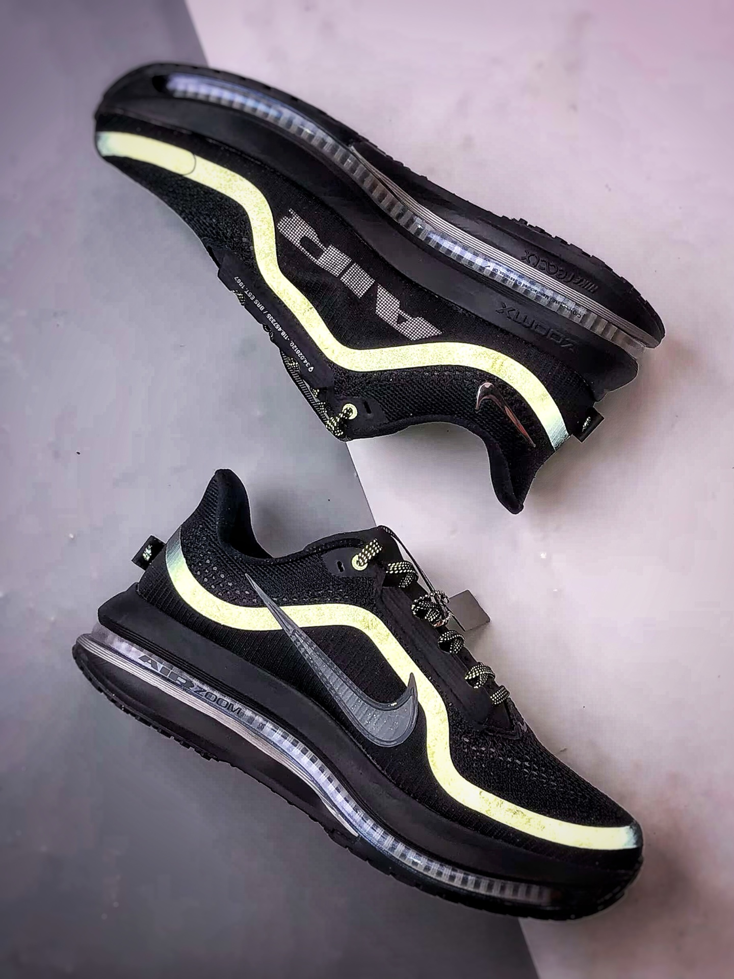 280 市售最强版本 欢迎对比 NK Pegasus Premium系列 黑色 全掌气垫纤维气柱网面跑步鞋 HQ2592-005