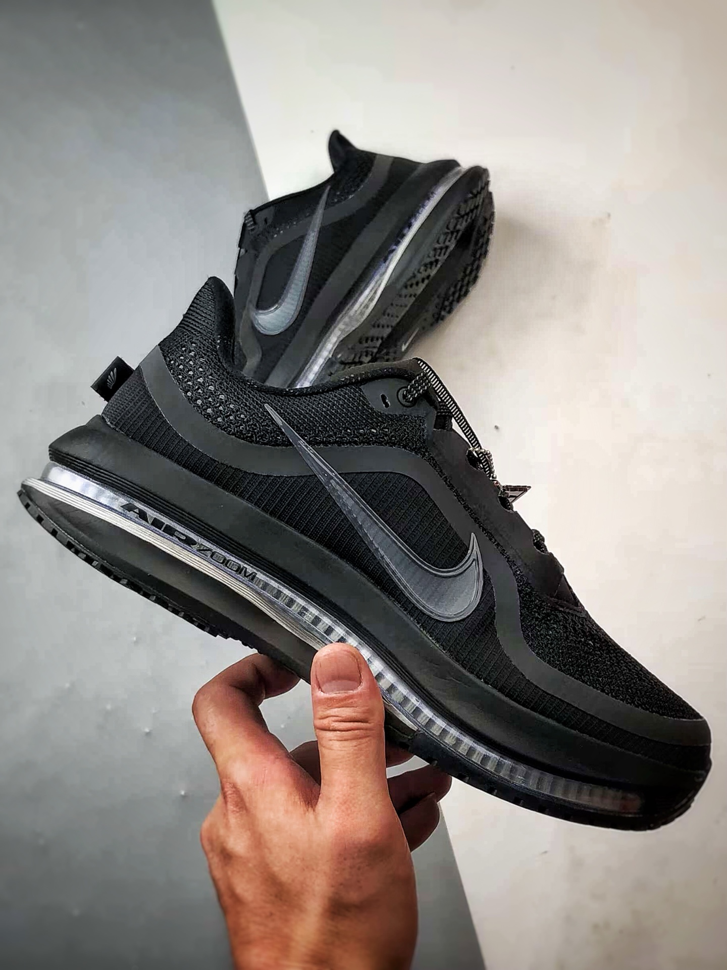 280 市售最强版本 欢迎对比 NK Pegasus Premium系列 黑色 全掌气垫纤维气柱网面跑步鞋 HQ2592-005