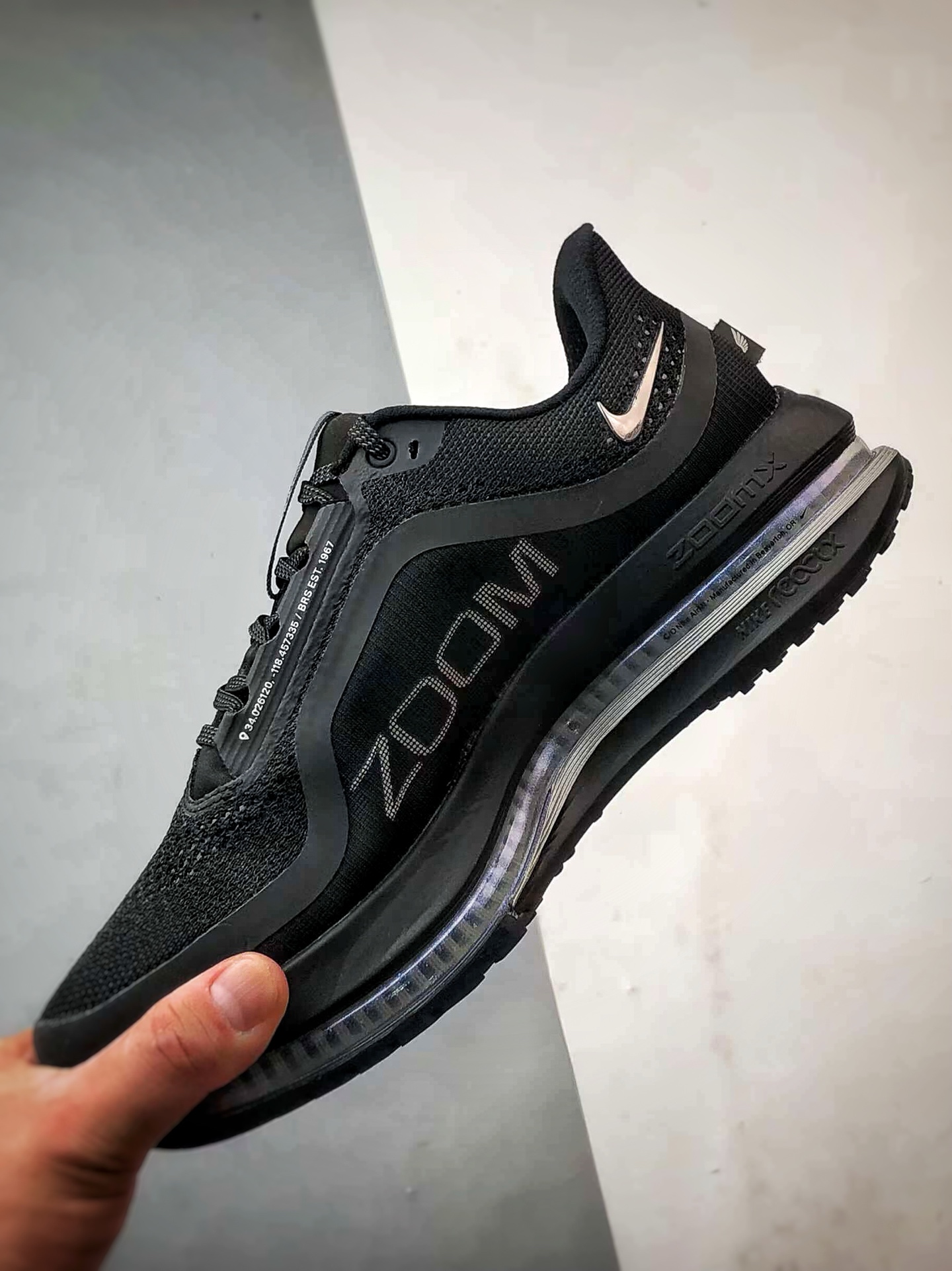 280 市售最强版本 欢迎对比 NK Pegasus Premium系列 黑色 全掌气垫纤维气柱网面跑步鞋 HQ2592-005