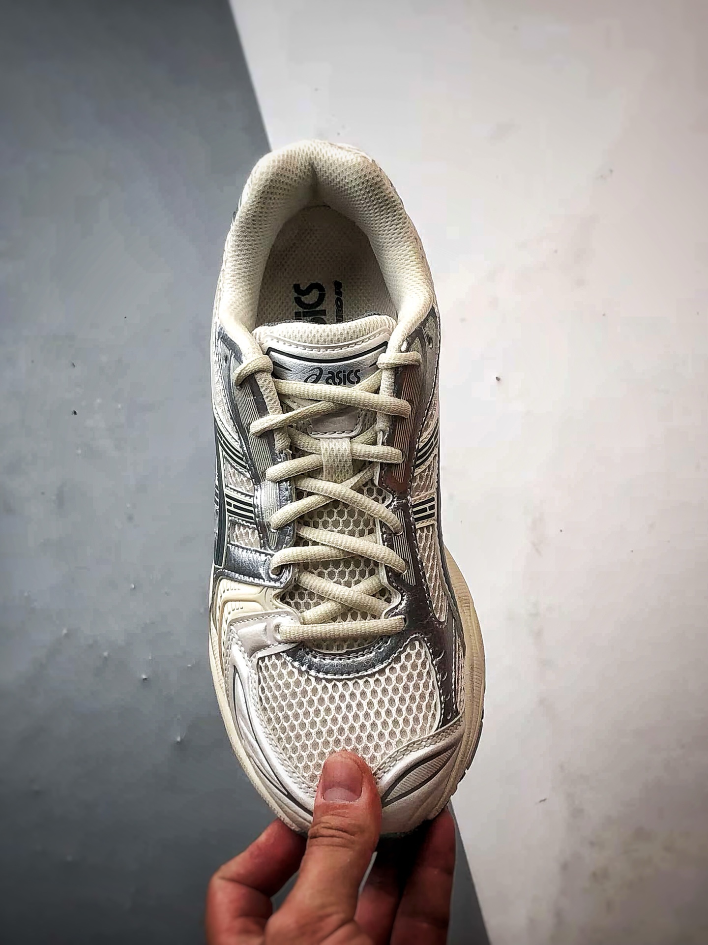 320 Asics Gel-Kayano 14系列 米白 复古街头休闲运动跑步鞋 1201A019-200