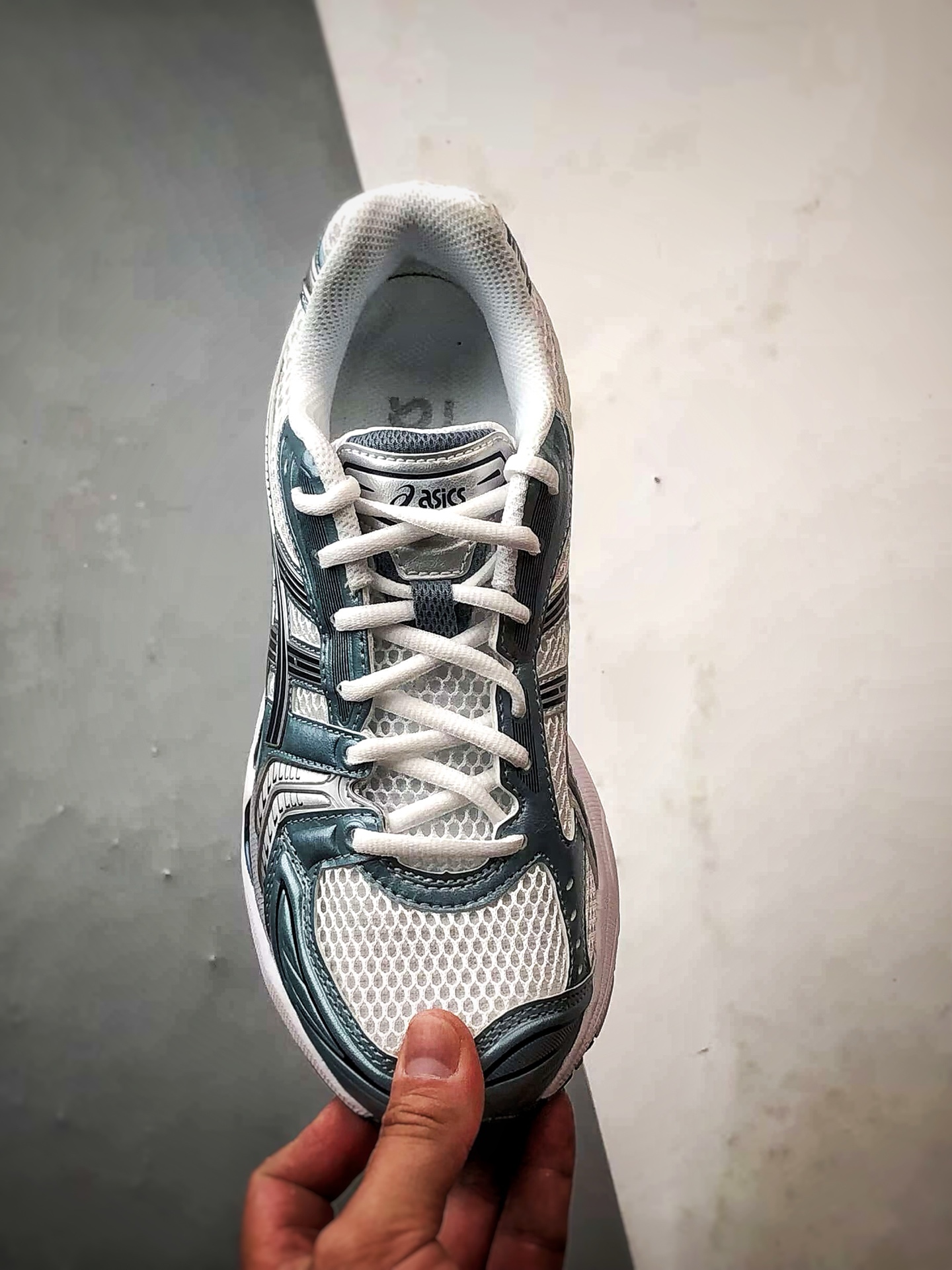 320 Asics Gel-Kayano 14系列 灰蓝 复古街头休闲运动跑步鞋 1203A537-106