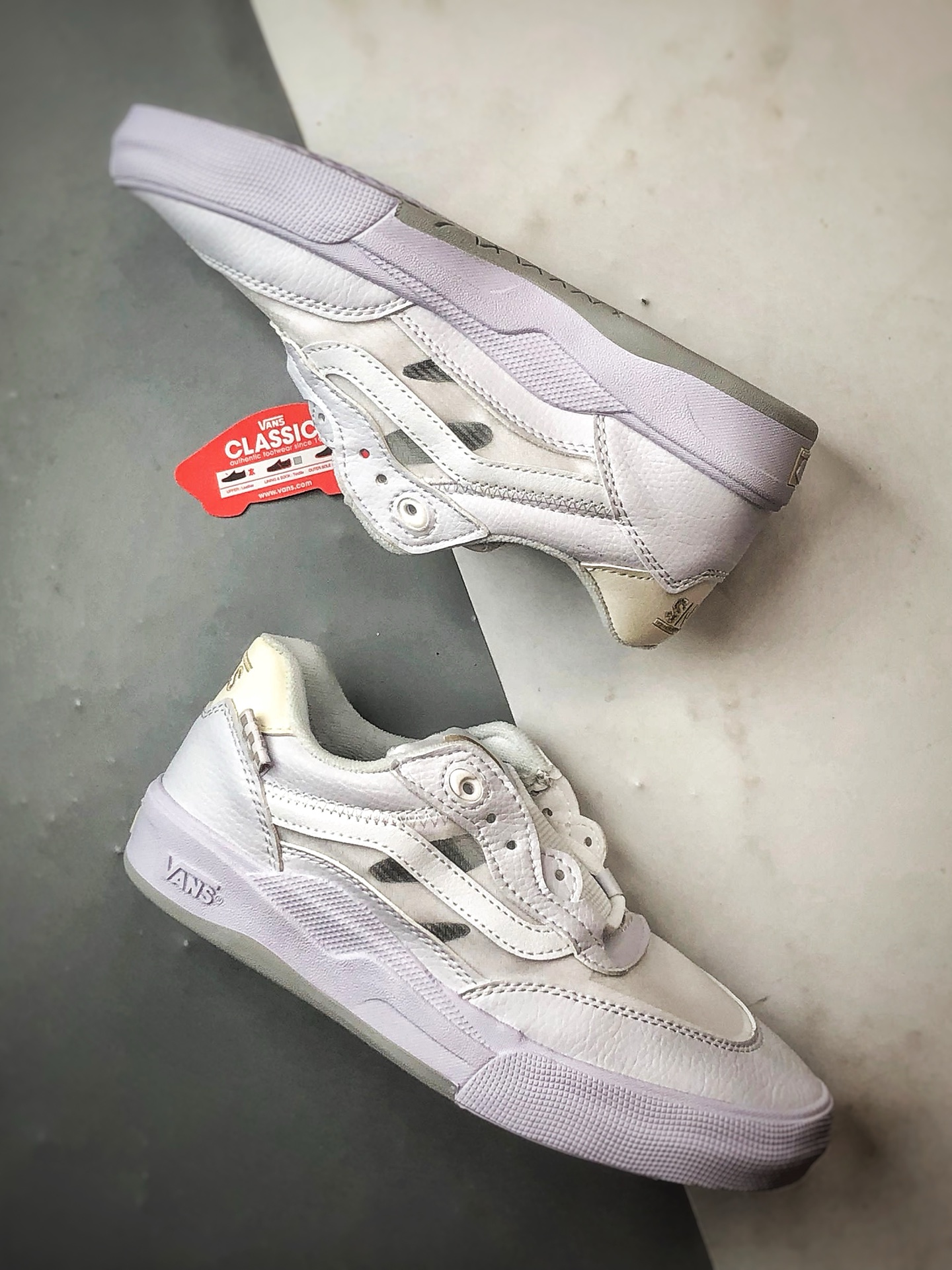 170 Vans Wayvee Skate 白色 万斯官方 防滑耐磨减震滑板鞋