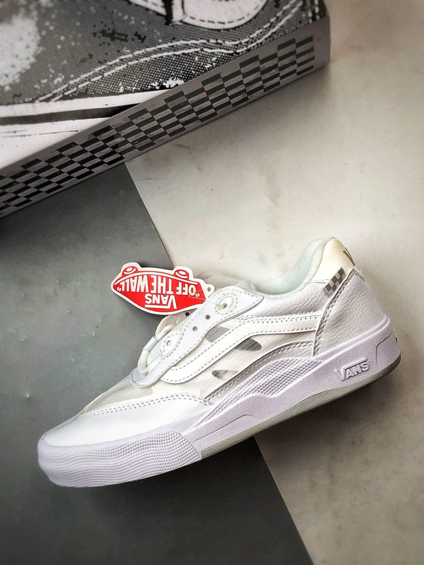 170 Vans Wayvee Skate 白色 万斯官方 防滑耐磨减震滑板鞋