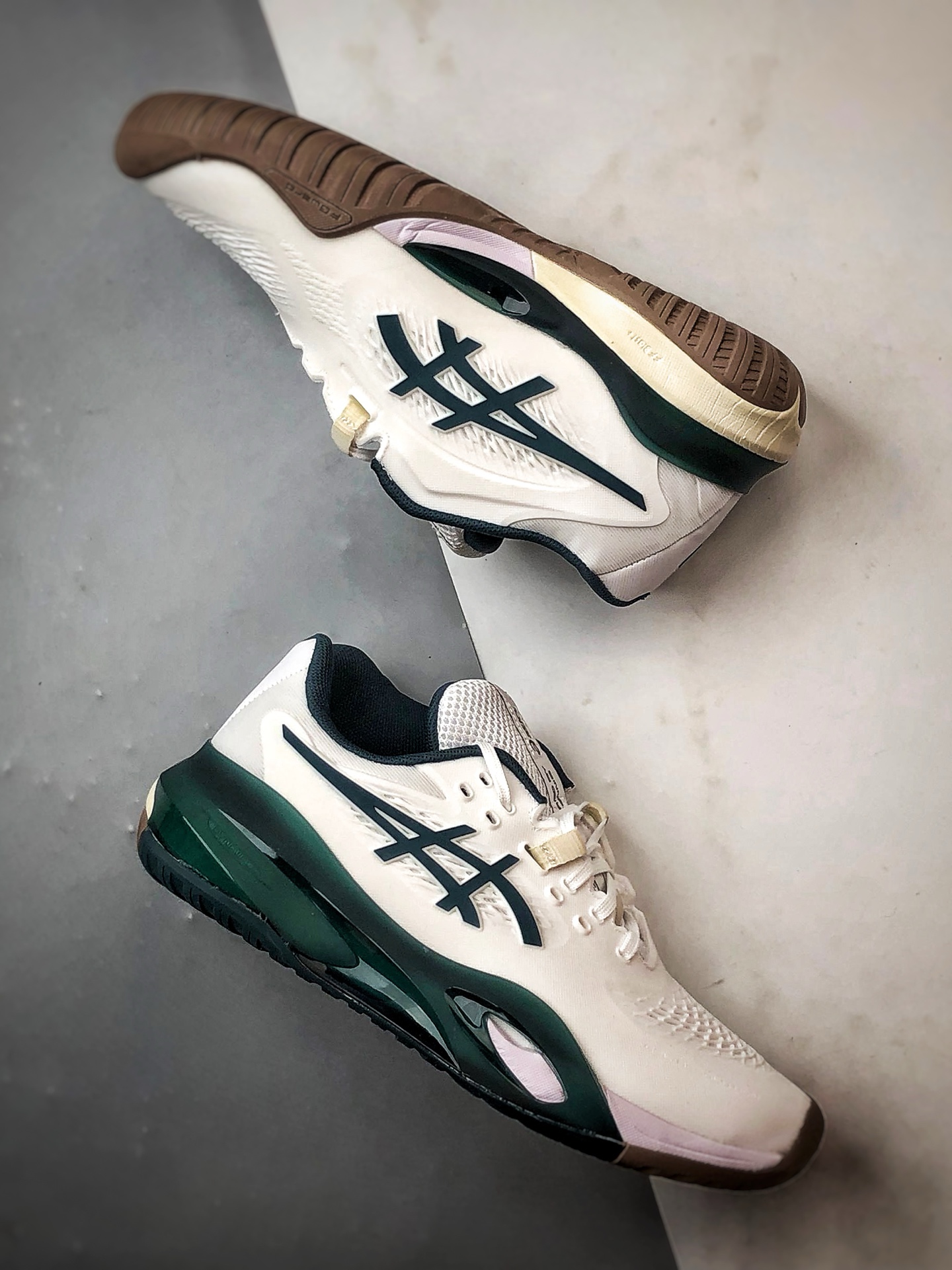 220 Asics Gel-Resolution X 白绿 亚瑟士运动休闲透气专业网球鞋 1041A481-111