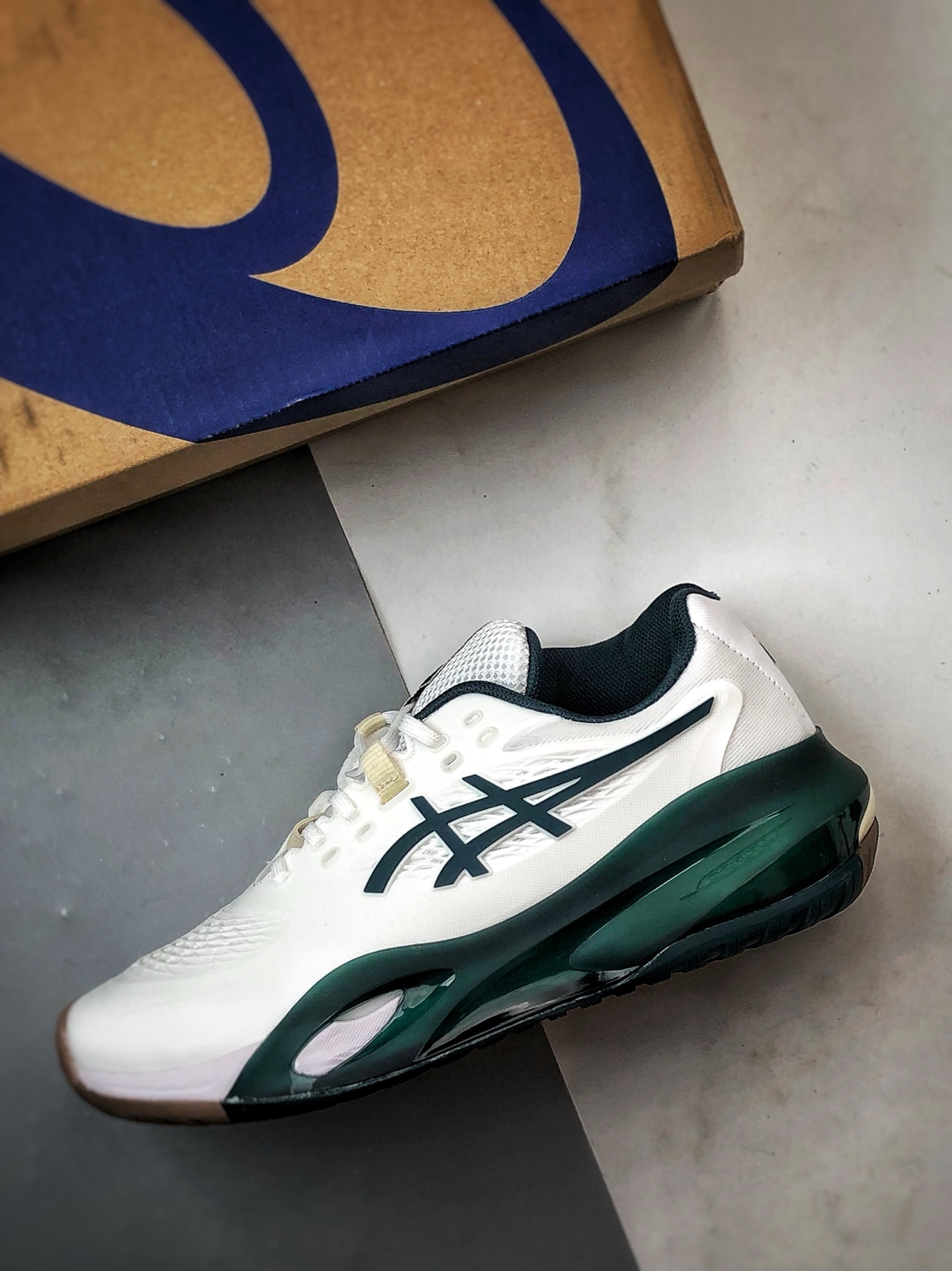 220 Asics Gel-Resolution X 白绿 亚瑟士运动休闲透气专业网球鞋 1041A481-111