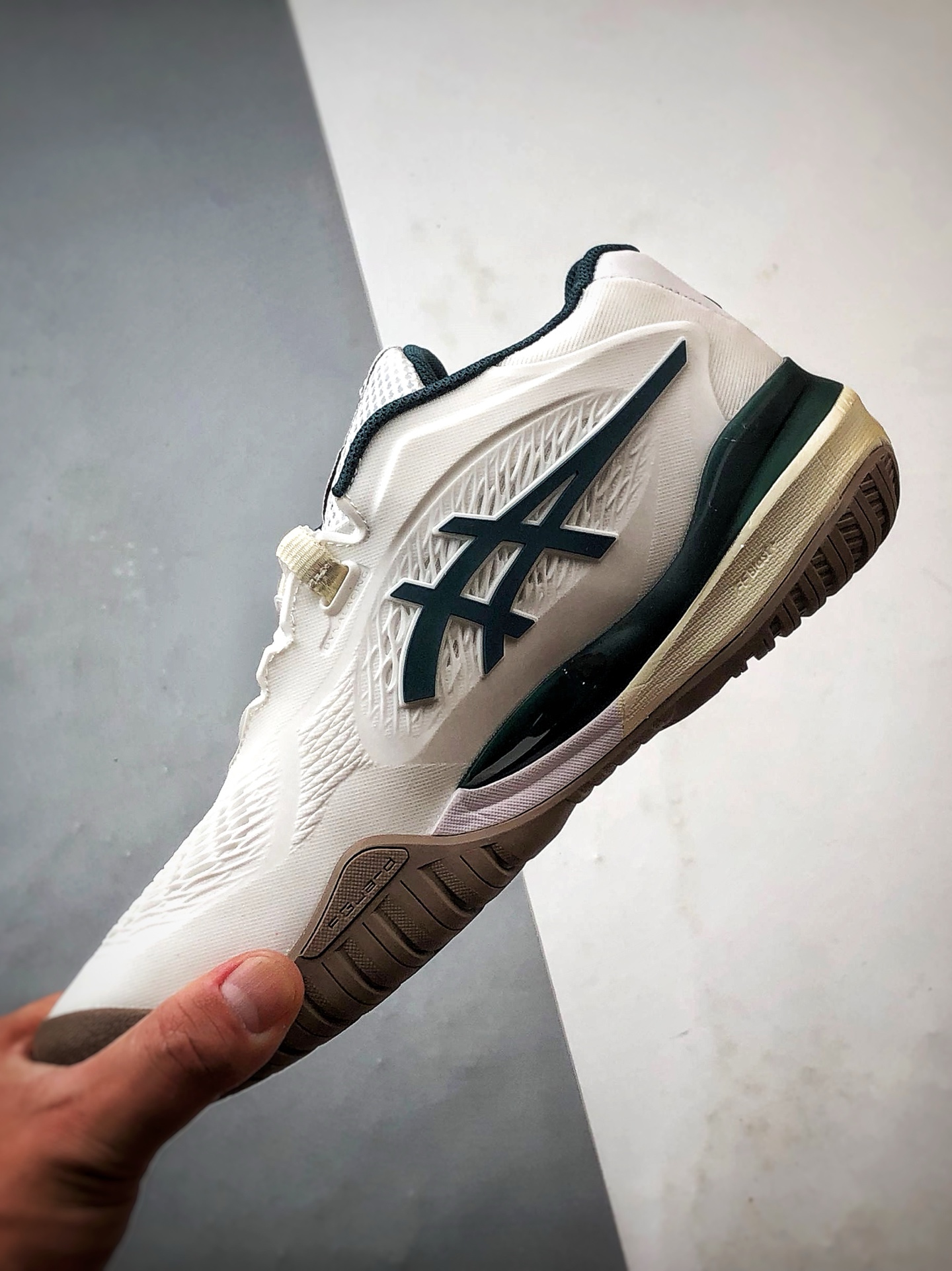 220 Asics Gel-Resolution X 白绿 亚瑟士运动休闲透气专业网球鞋 1041A481-111