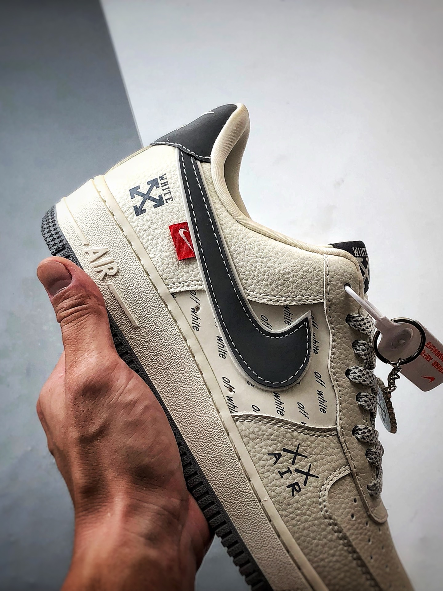 280 OW x Air Force 1 Low 米白灰 KJ1688-004-Chinese UA Cheap High Quatity Brand Clothes Bags handbags Sneakers wholesale wholesaler seller from China Factory suppliers Fashion Clothing Shoes best Quality Beautiful Price 280 OW x Air Force 1 Low 米白灰 KJ1688-004