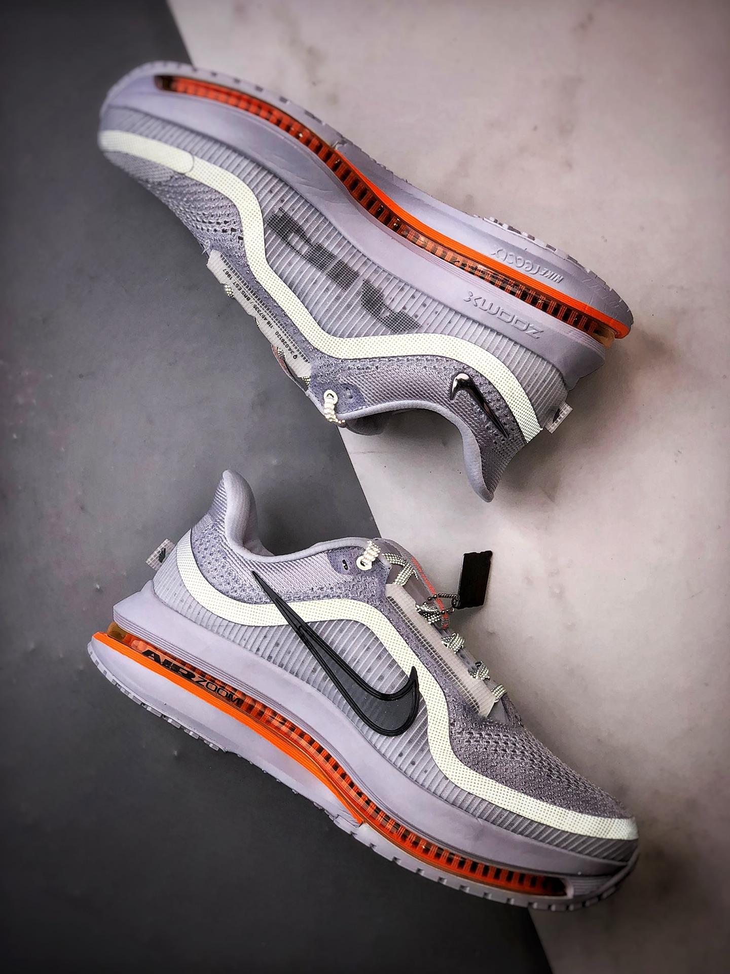 280 市售最强版本 欢迎对比 NK Pegasus Premium系列 灰白橙 全掌气垫纤维气柱网面跑步鞋 HQ2592-002