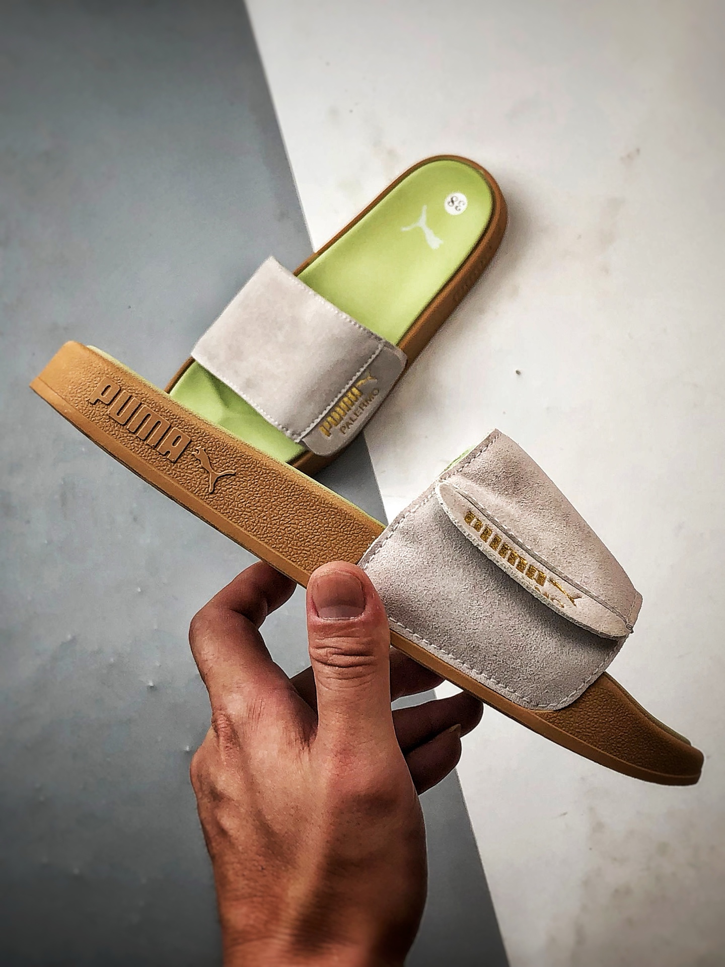 130 Puma Leadcat 2.0 灰绿 彪马轻便舒适一字拖鞋-Chinese UA Cheap High Quatity Brand Clothes Bags handbags Sneakers wholesale wholesaler seller from China Factory suppliers Fashion Clothing Shoes best Quality Beautiful Price 130 Puma Leadcat 2.0 灰绿 彪马轻便舒适一字拖鞋