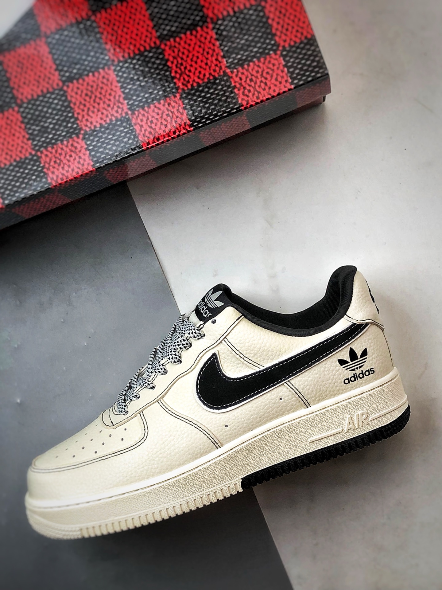 280 AD x Air Force 1 Low 米白黑 KB1688-003