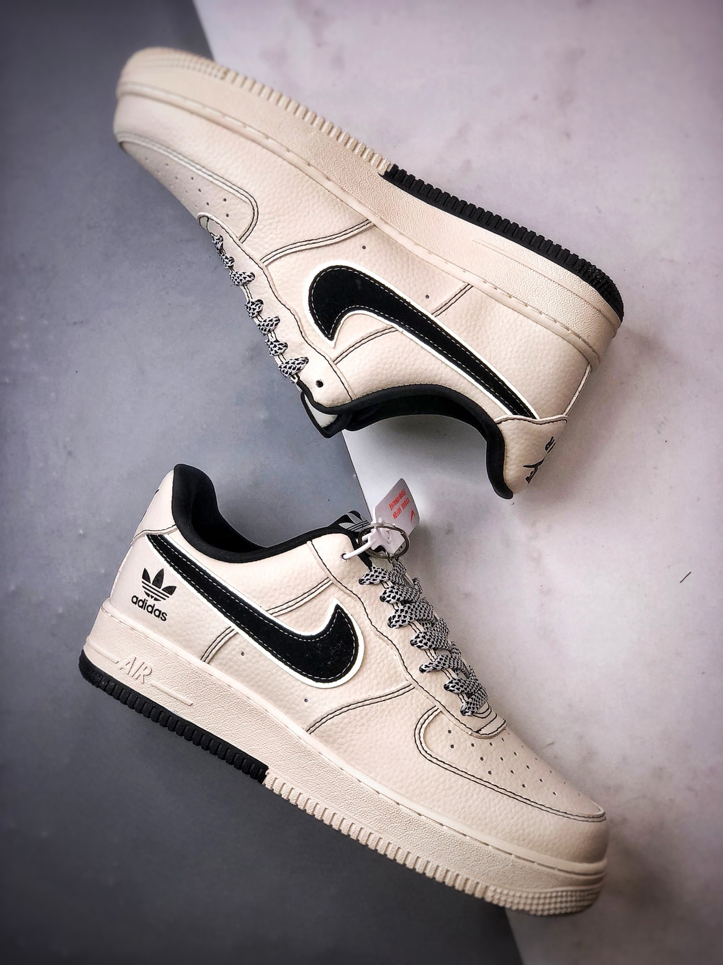 280 AD x Air Force 1 Low 米白黑 KB1688-003