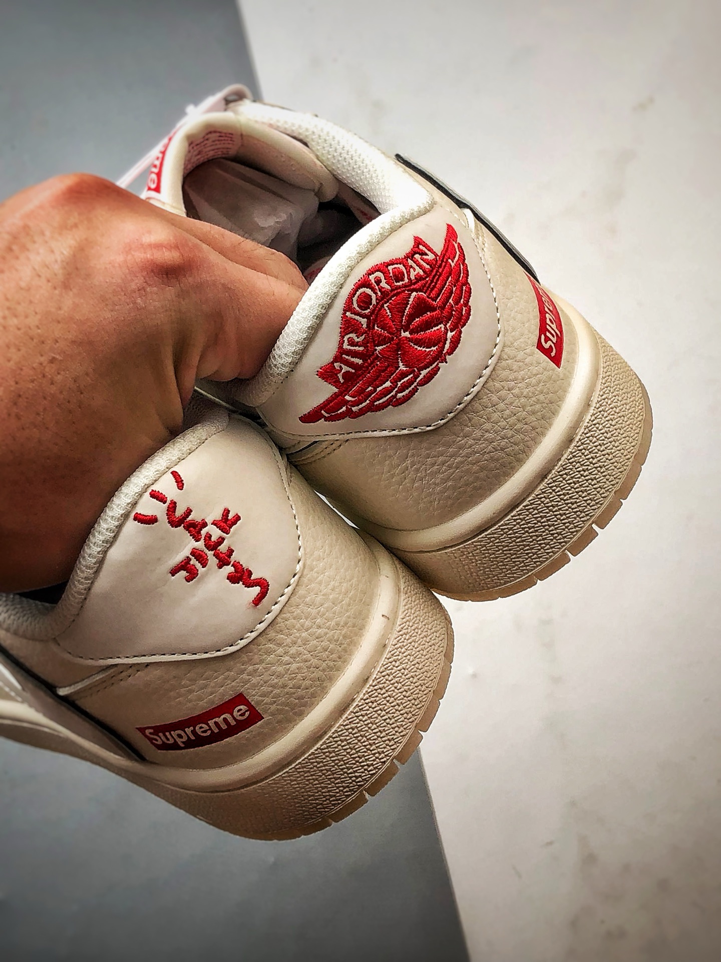 290 Air Jordan 1 Low OG ”高端定制” Sup米白红倒钩 XX3168-188