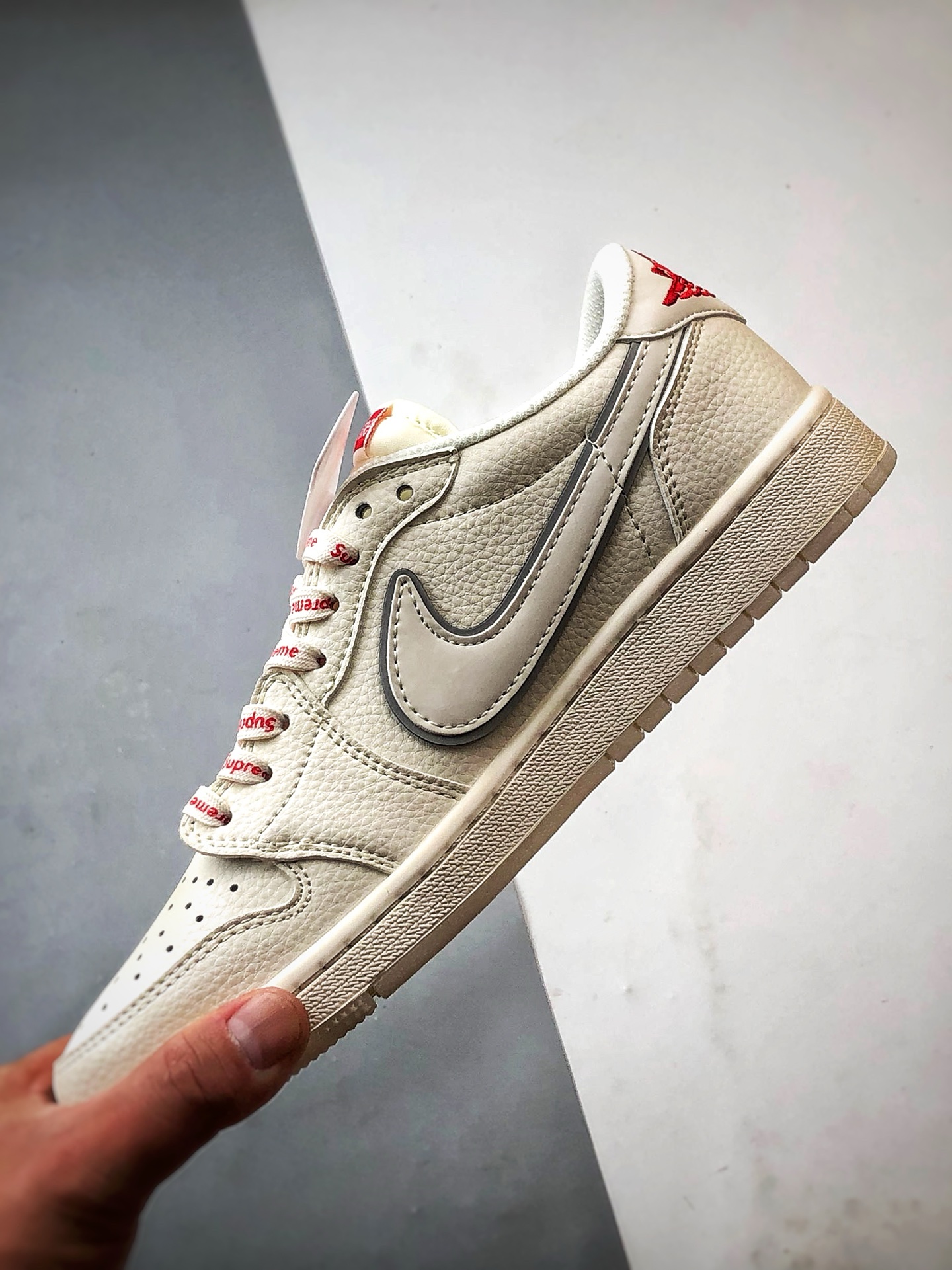 290 Air Jordan 1 Low OG ”高端定制” Sup米白红倒钩 XX3168-188
