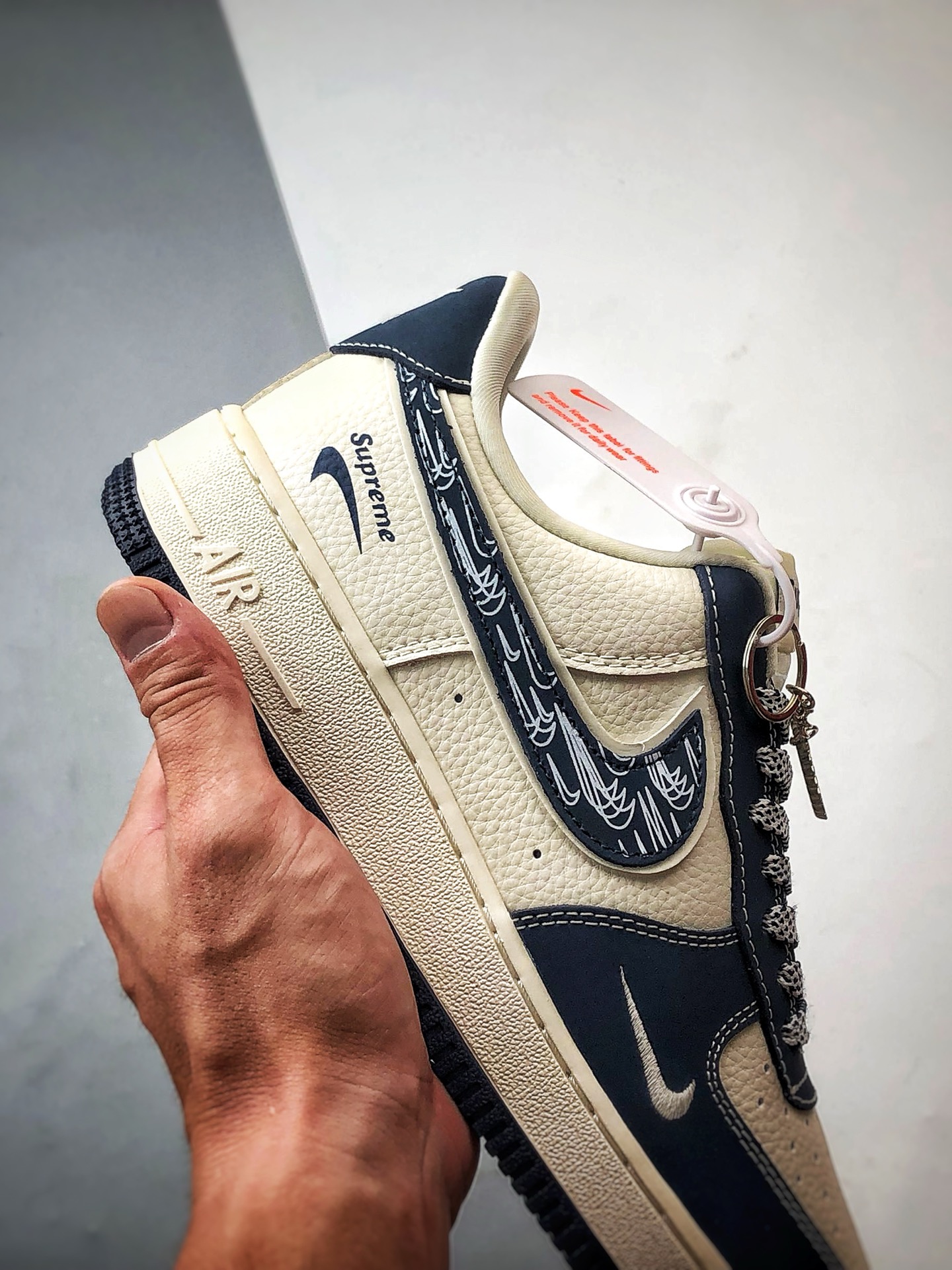 280 Sup x Air Force 1 Low 米白蓝涂鸦钩 DF0188-069