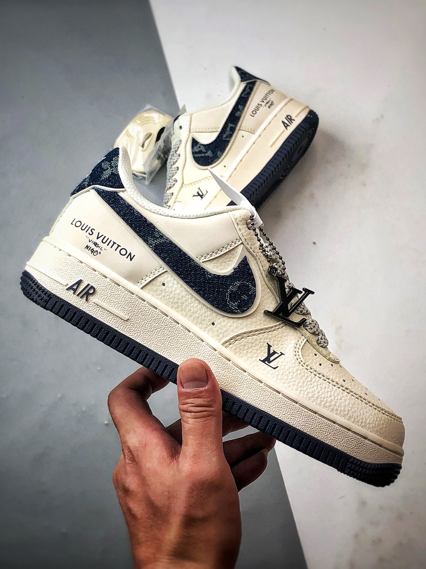 280 LV x Air Force 1 Low 白蓝牛仔钩 SM6668-102