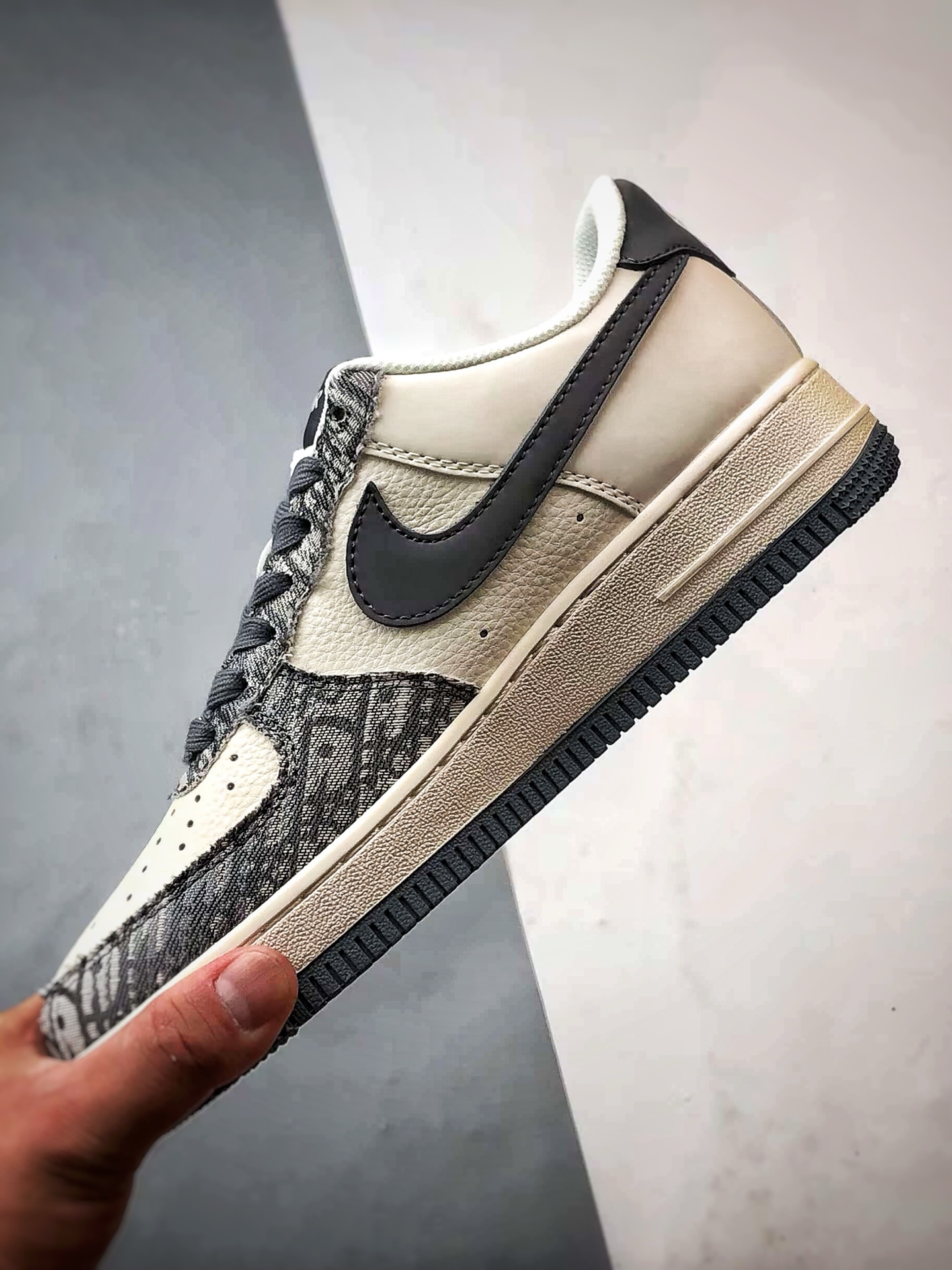 Dior x Air Force 1 Low 老花牛仔灰白 XS1958-580