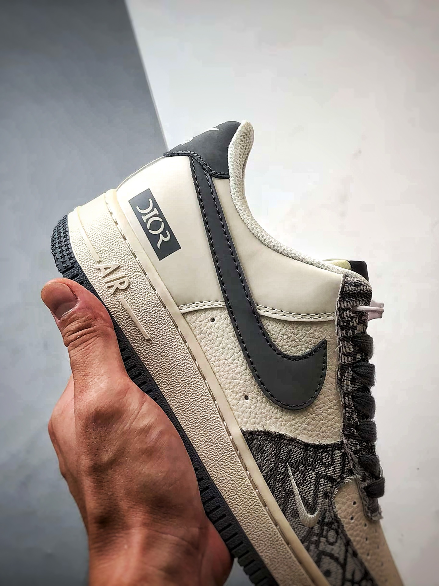 Dior x Air Force 1 Low 老花牛仔灰白 XS1958-580