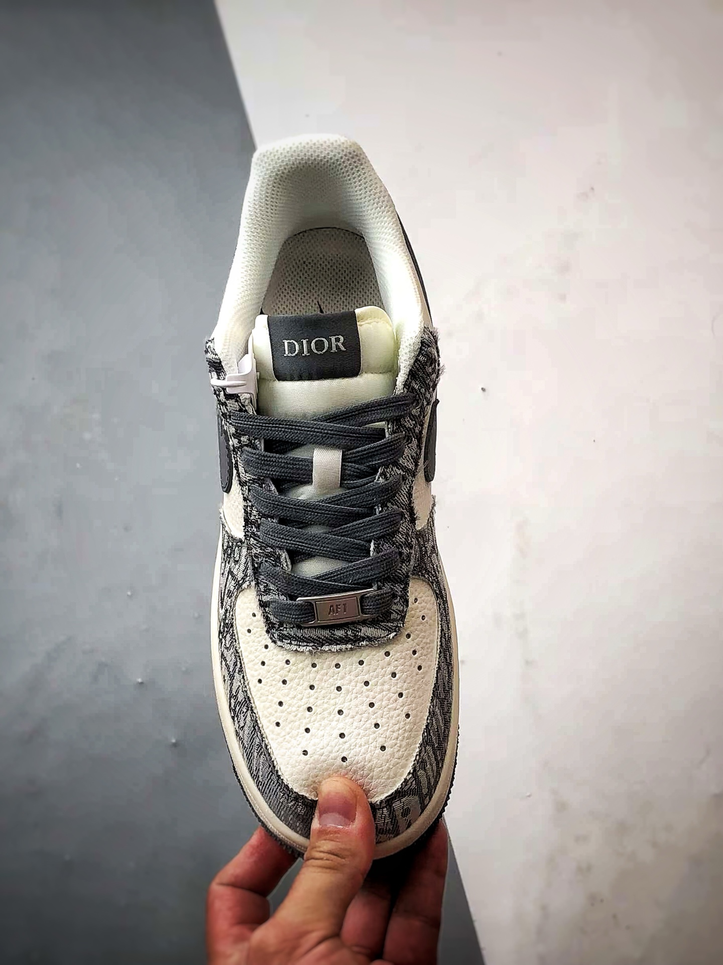 Dior x Air Force 1 Low 老花牛仔灰白 XS1958-580